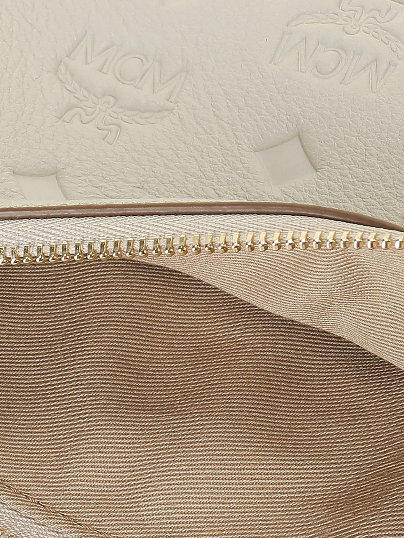 MCM | Ledertasche - Pouch AREN Mini | creme