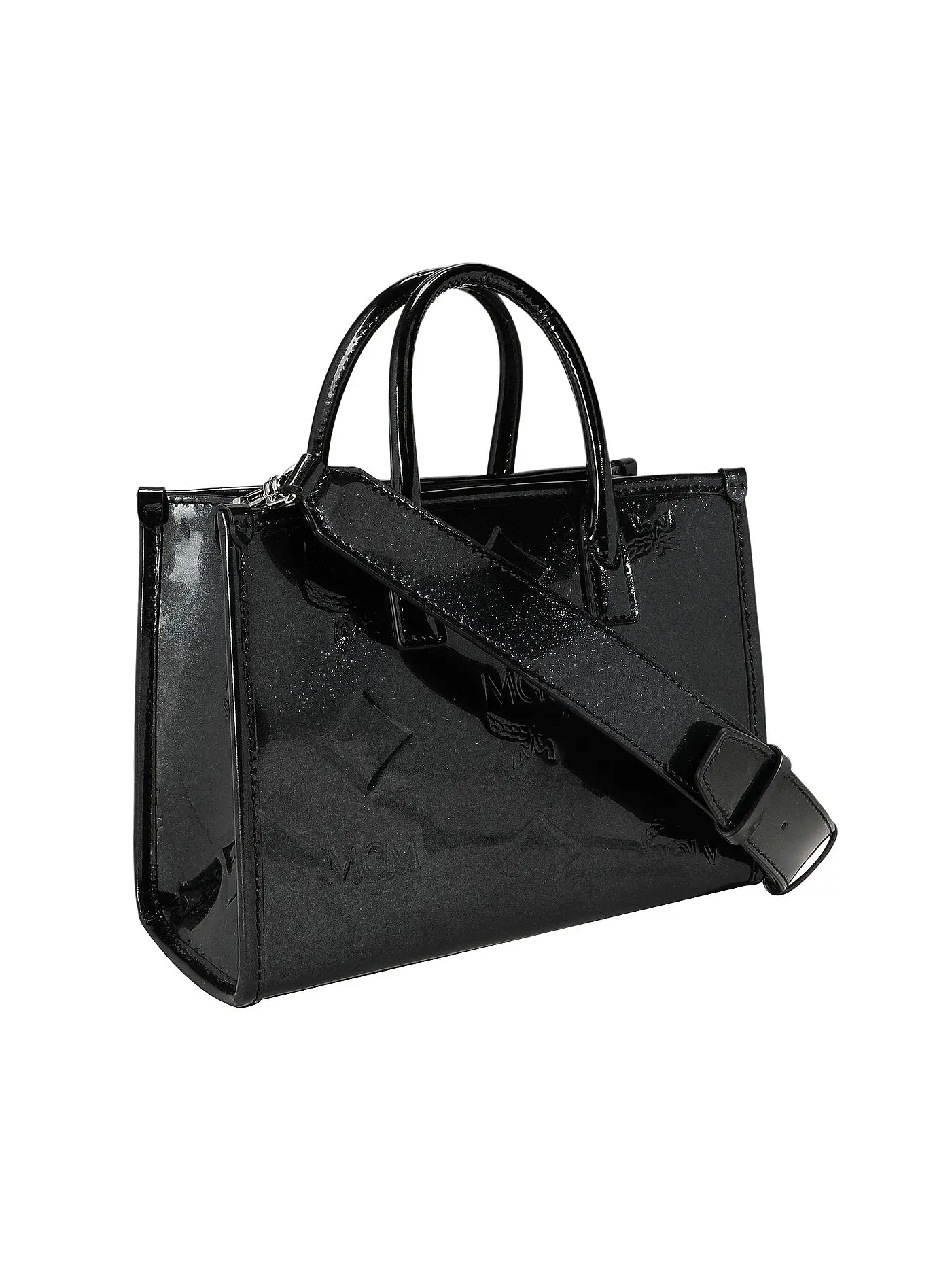 MCM | Ledertasche - Tote Bag MÜNCHEN Mini | schwarz