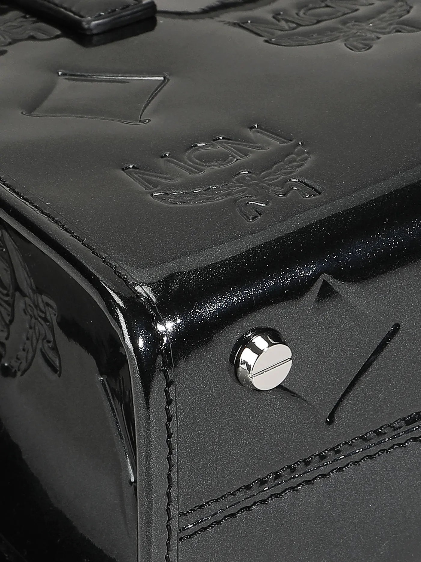 MCM | Ledertasche - Tote Bag MÜNCHEN Mini | schwarz
