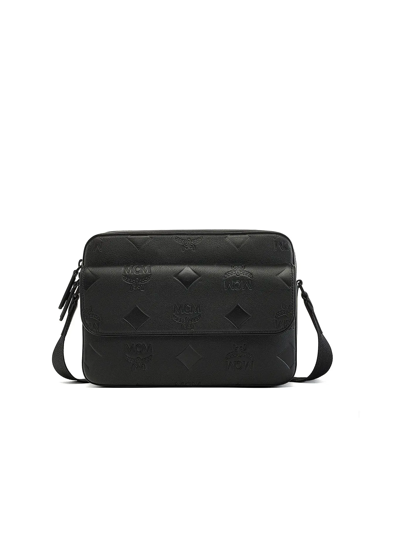 MCM | Ledertasche - Umhängetasche AREN Medium | schwarz