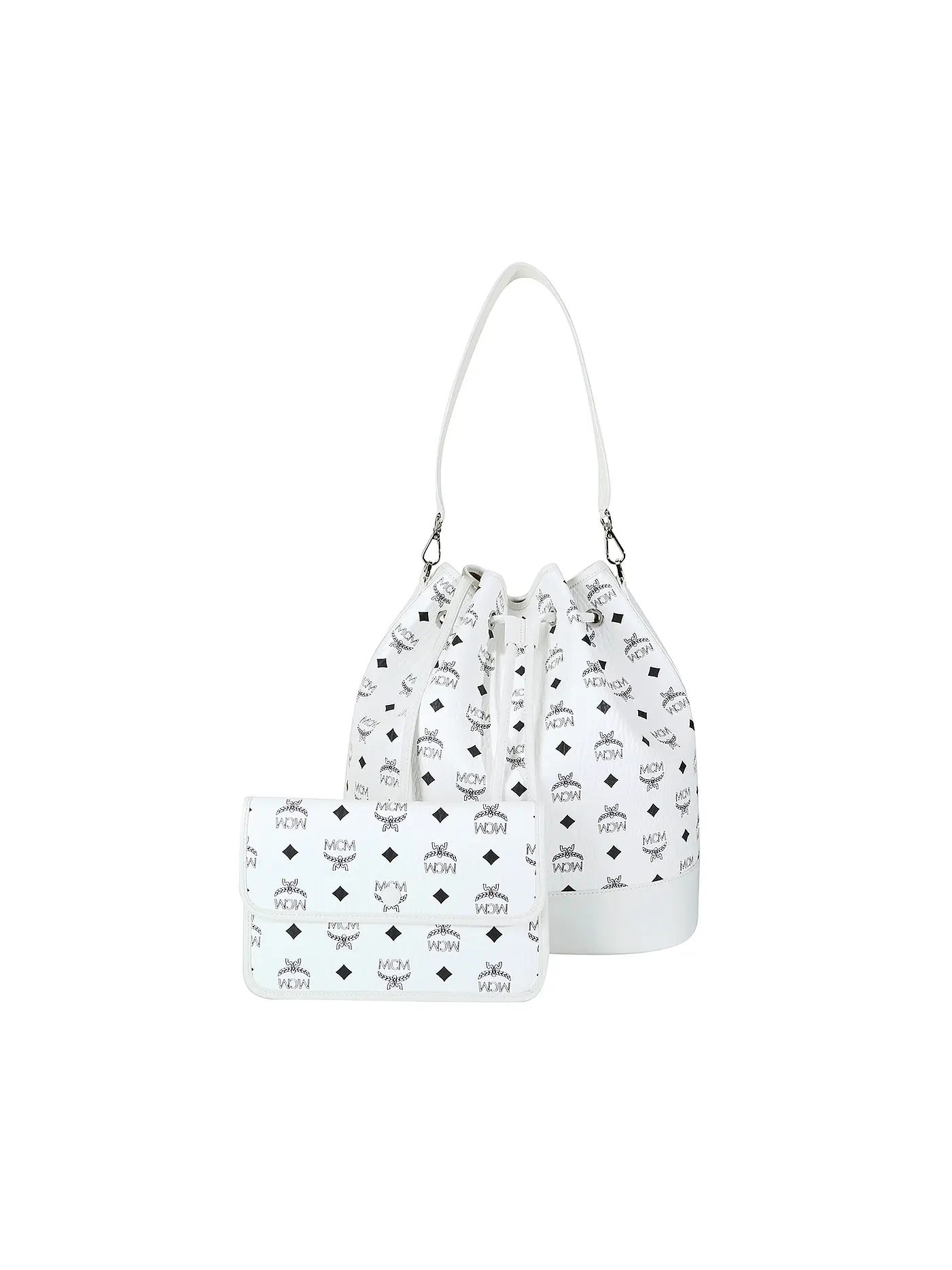 MCM | Tasche - Bucket Bag DESSAU L | weiss