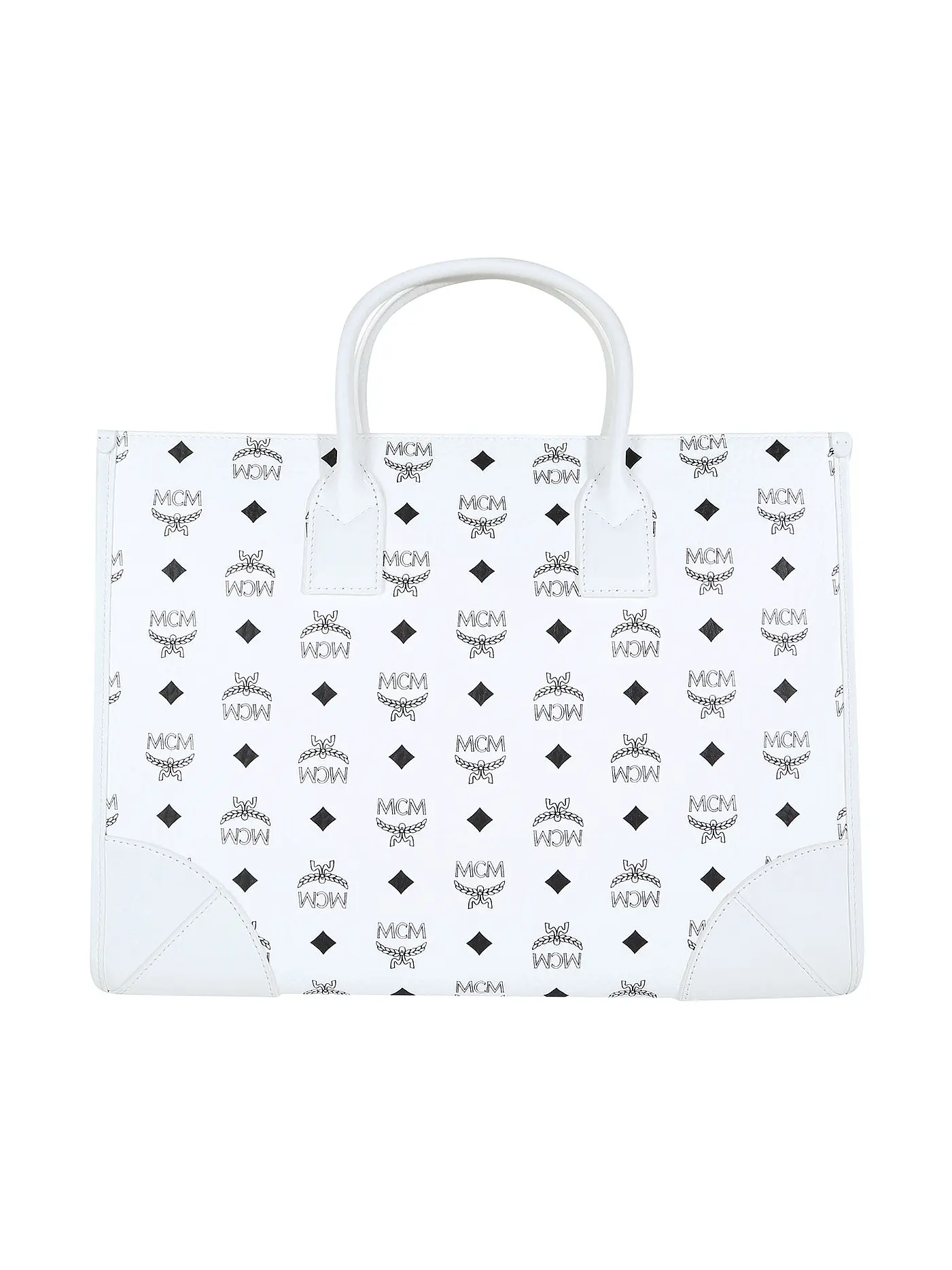 MCM | Tasche - Tote Bag MÜNCHEN L | weiss