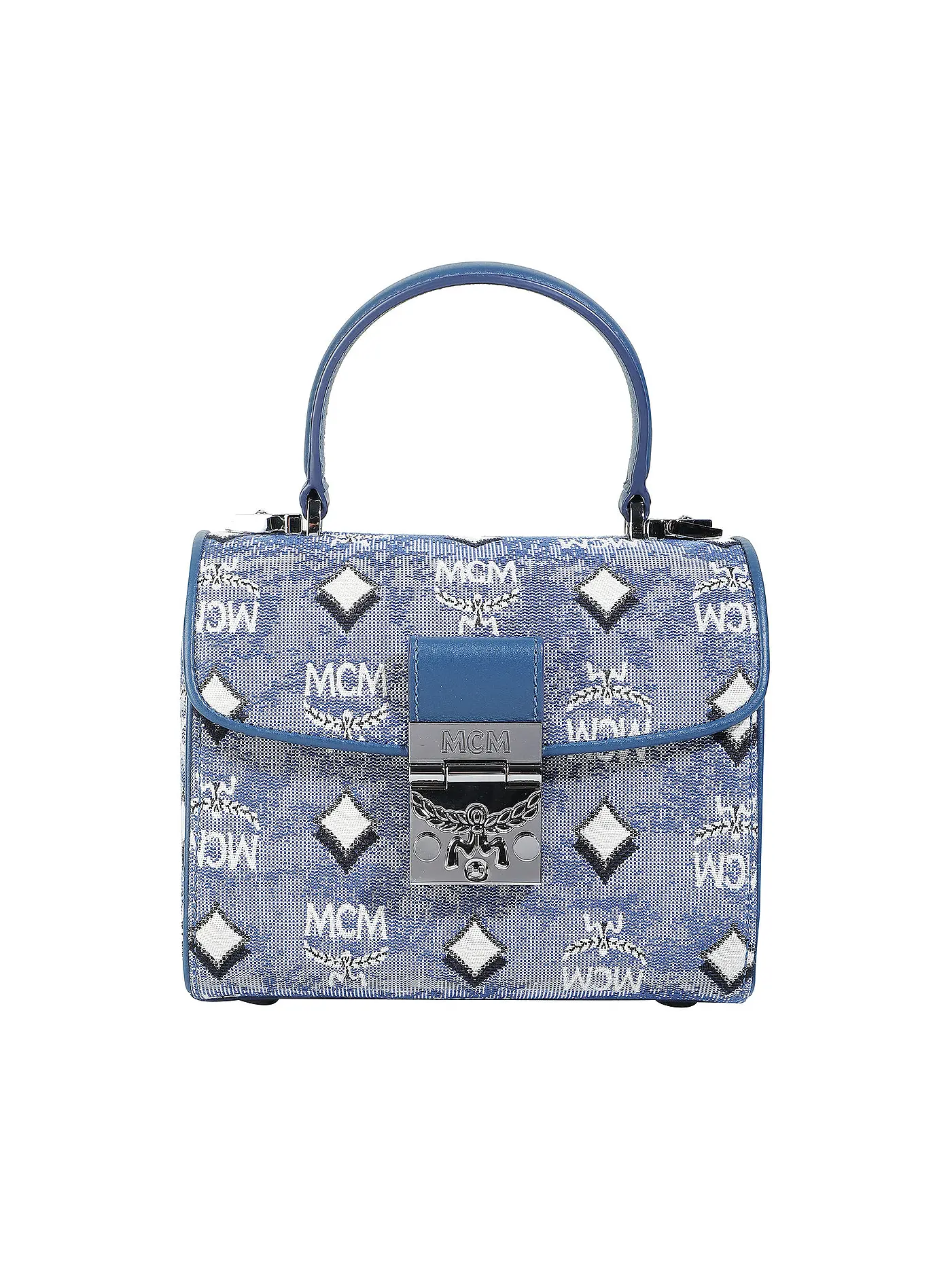 MCM | Tasche - Umhängetasche Vintage Jacquard | blau