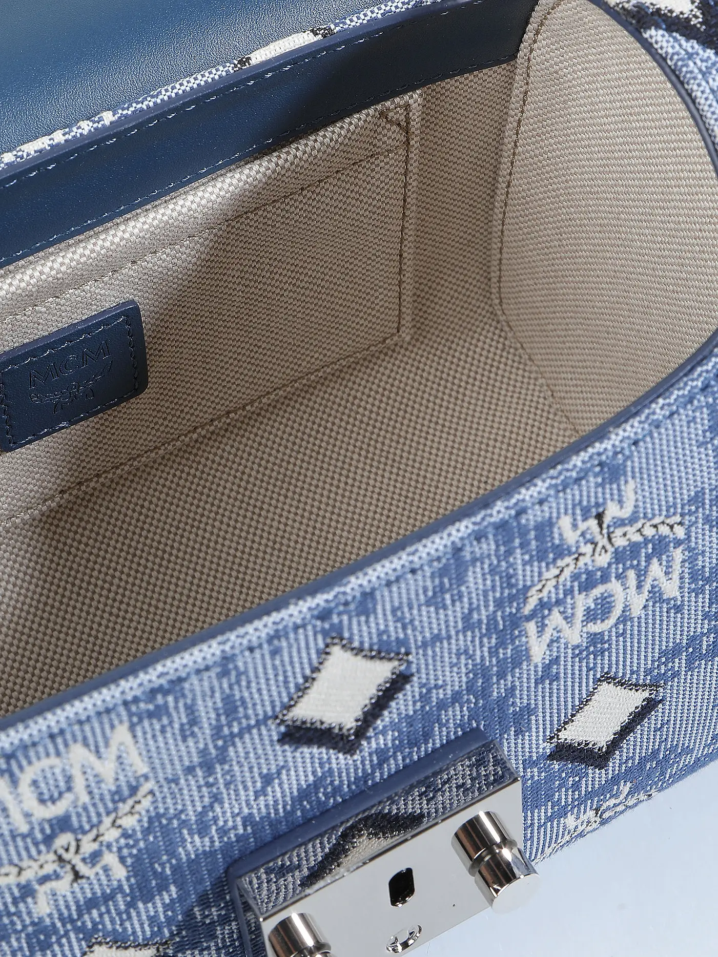 MCM | Tasche - Umhängetasche Vintage Jacquard | blau