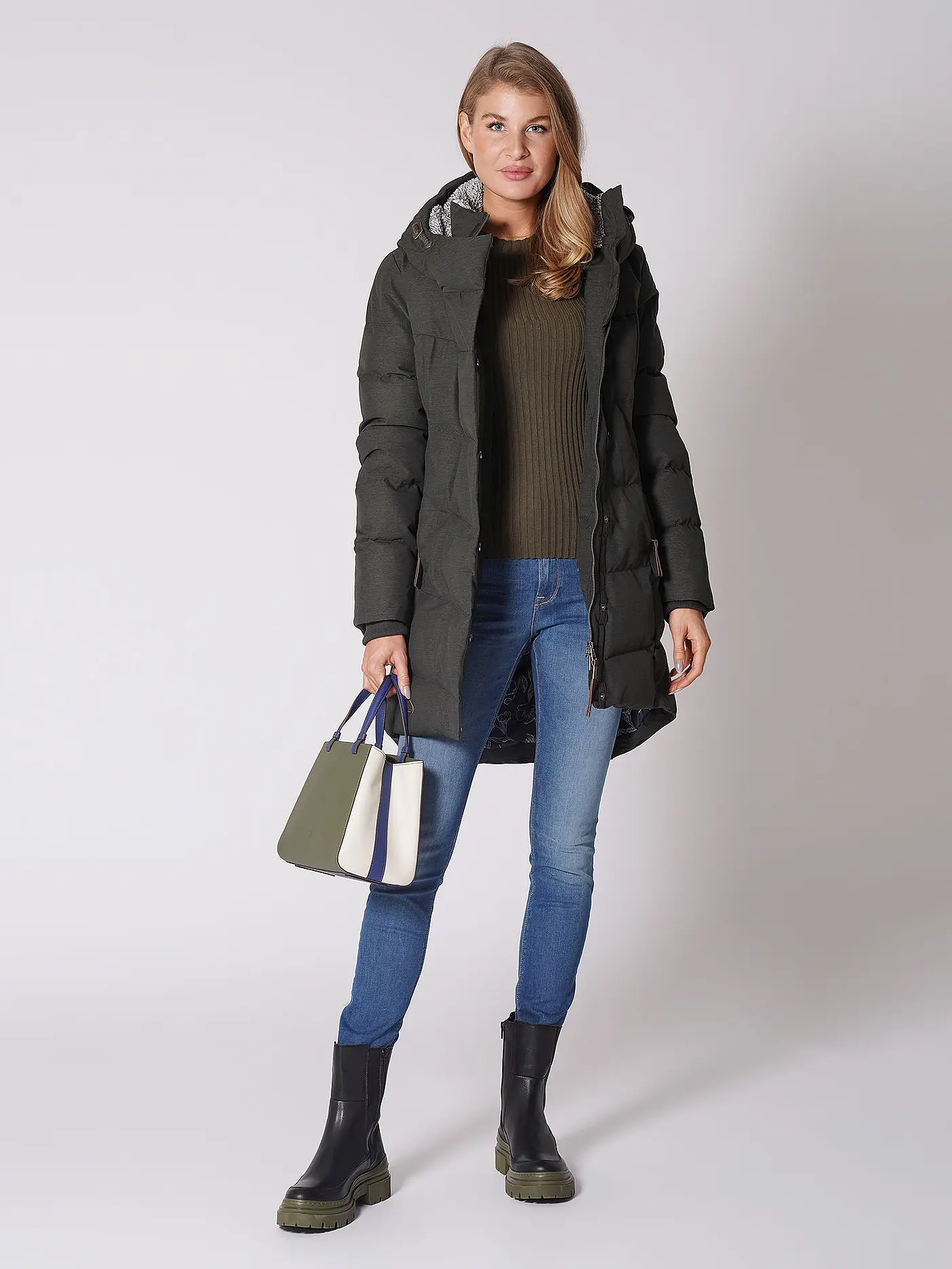 MEGGY K MUNICH | Ledertasche - Henkeltasche VALENTINA | olive