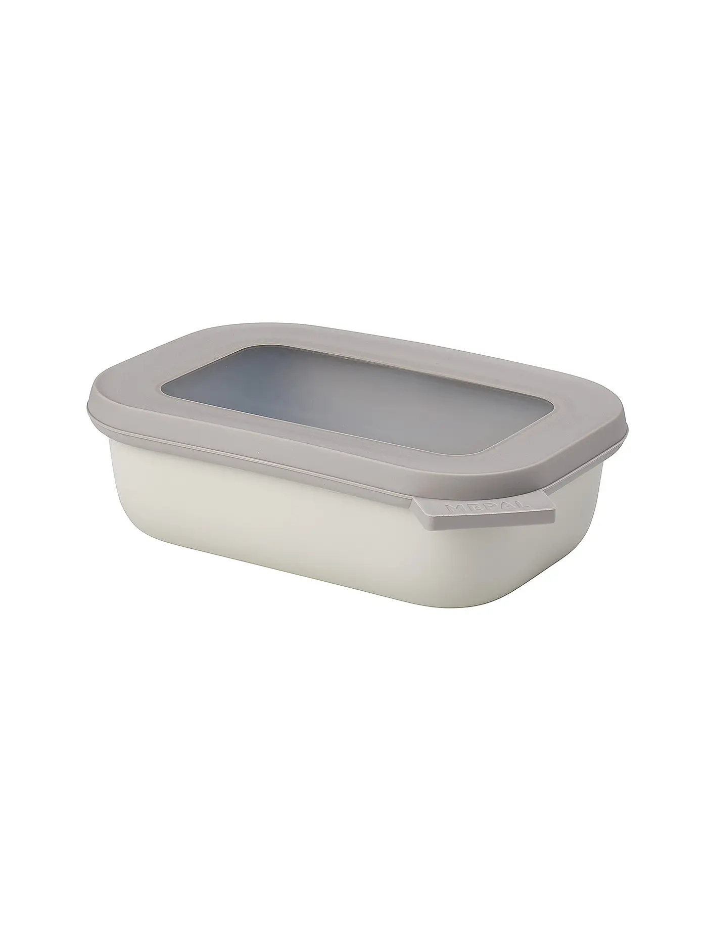 MEPAL | Fischhaltedose - Multibowl Cirqula Flach 0,5l Nordic White | creme
