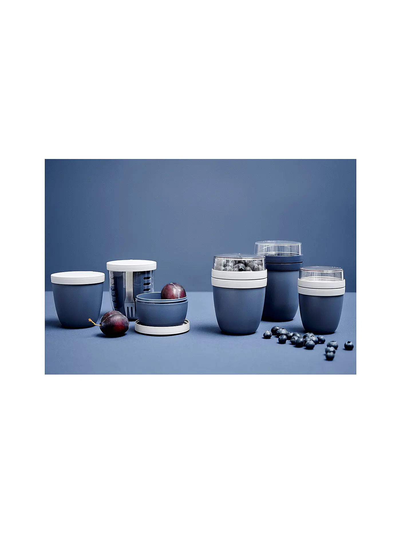 MEPAL | Lunchpot ELLIPSE 500 + 200ml Vivid Blue | dunkelblau