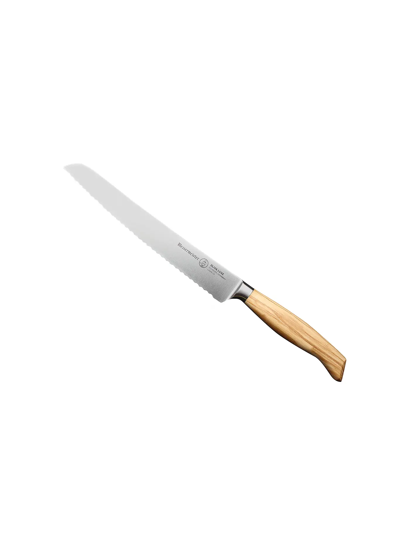 MESSERMEISTER | Brotmesser OLIVA LUXE 22,9cm Olivenholz | braun