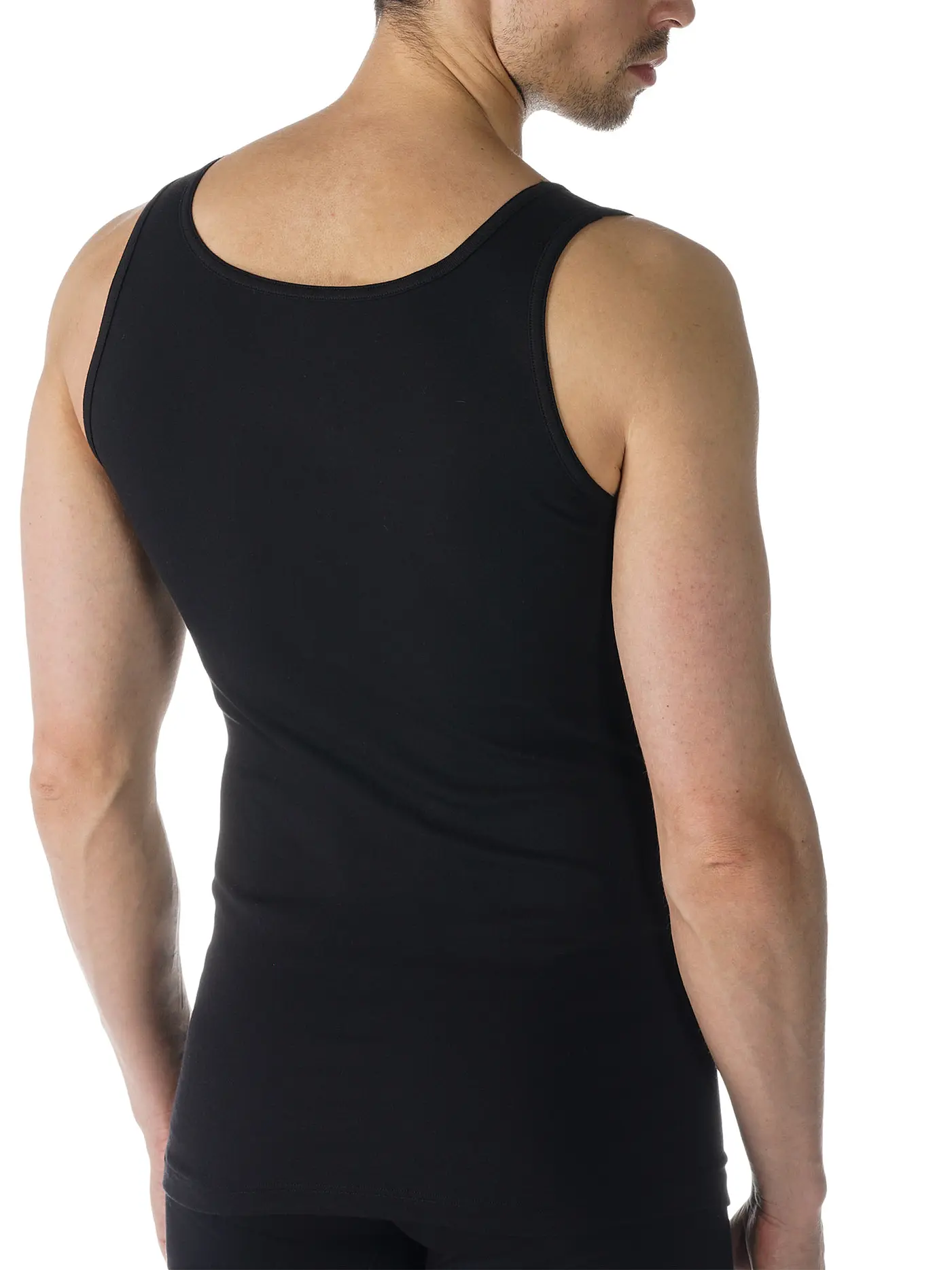 MEY | Athletic Shirt Casual Cotton Schwarz | schwarz