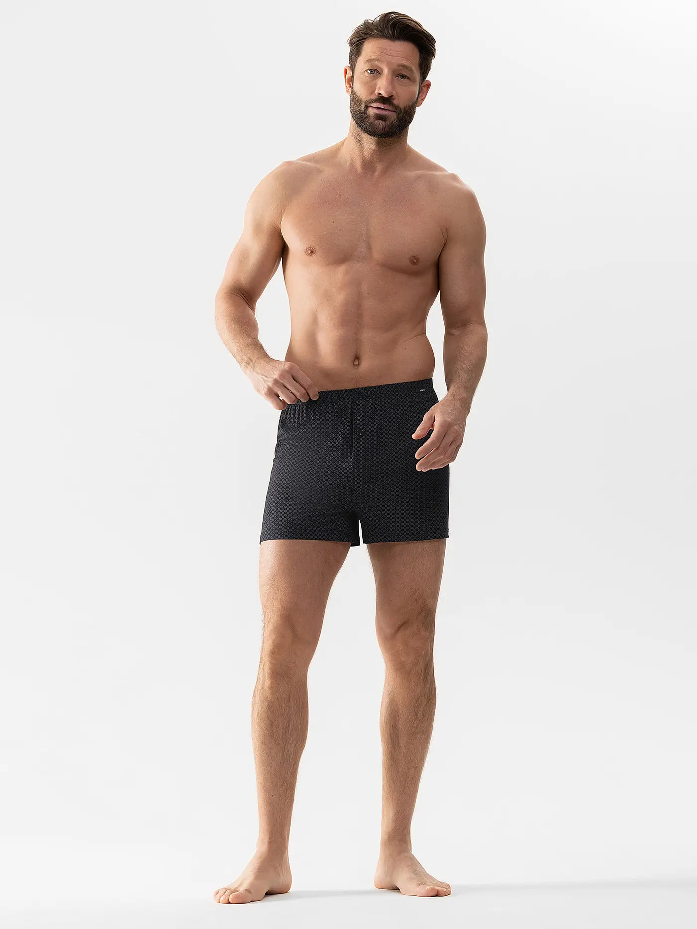 MEY | Boxershort schwarz | schwarz