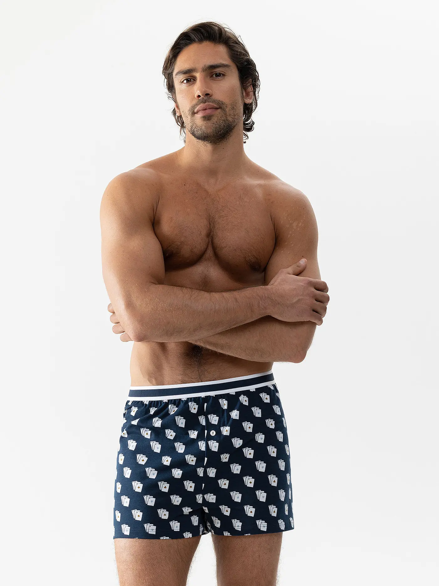 MEY | Boxershort yacht blue | blau