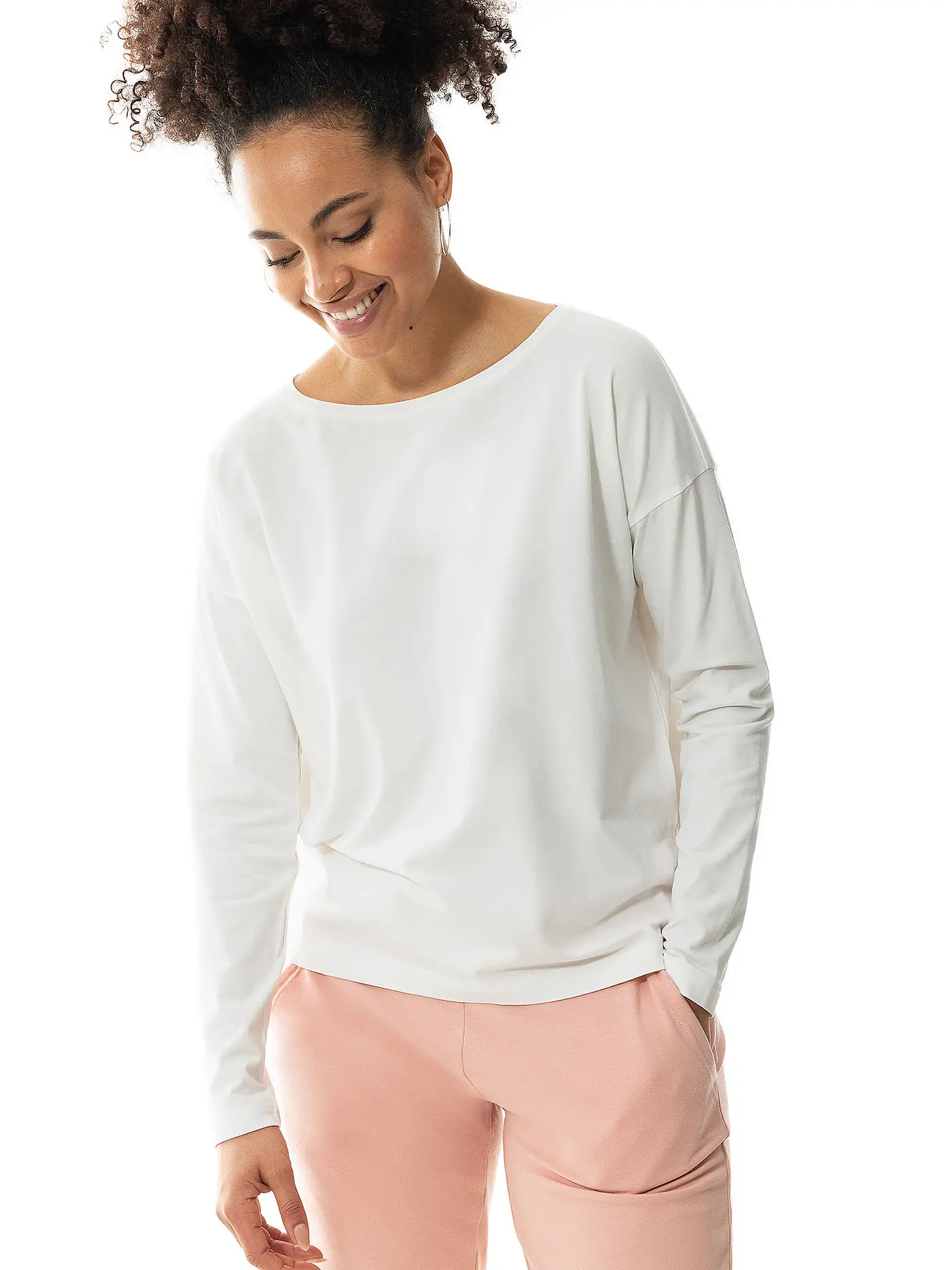 MEY | Langarmshirt TESSIE | creme