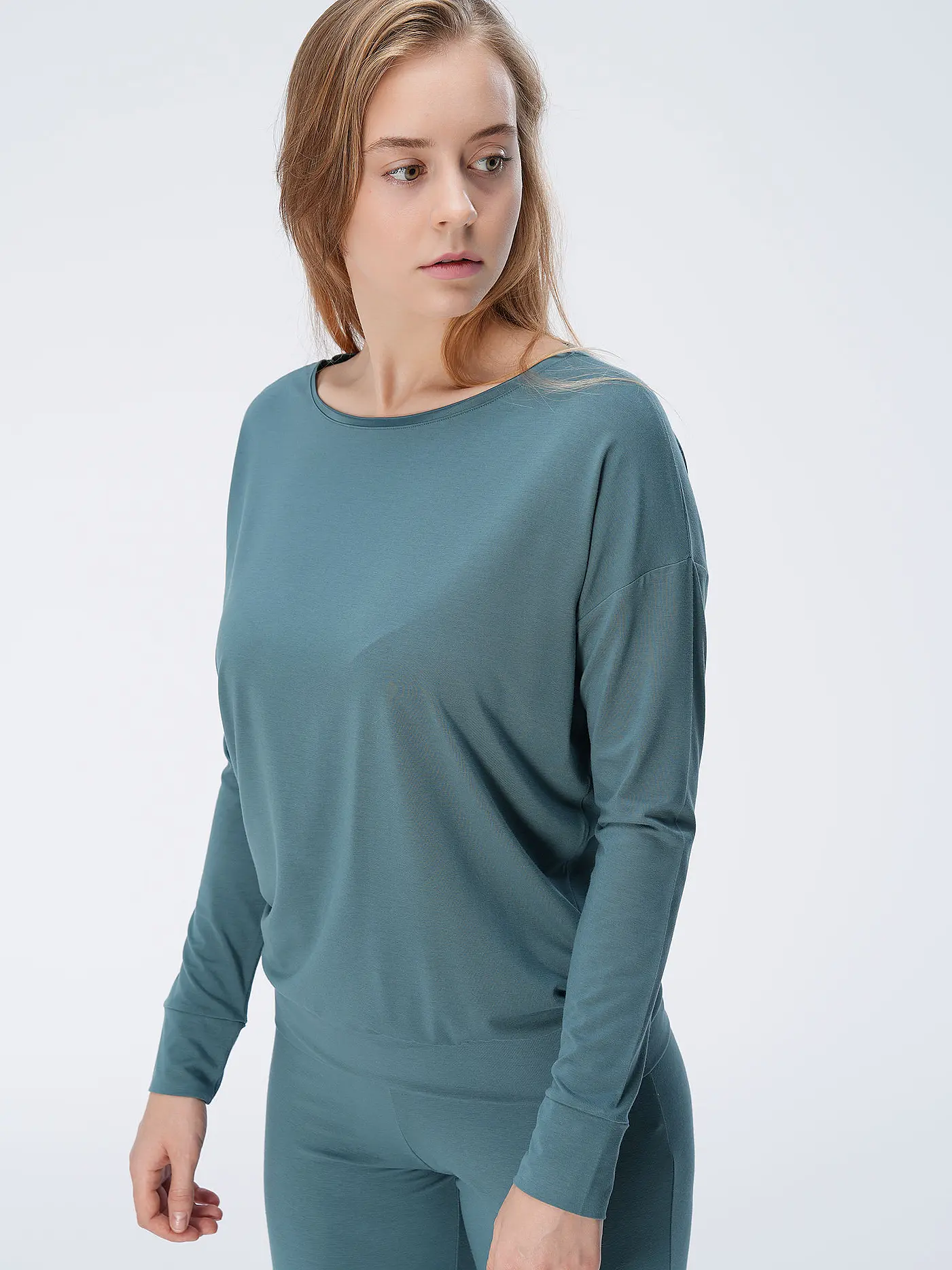 MEY | Langarmshirt | dunkelgrün