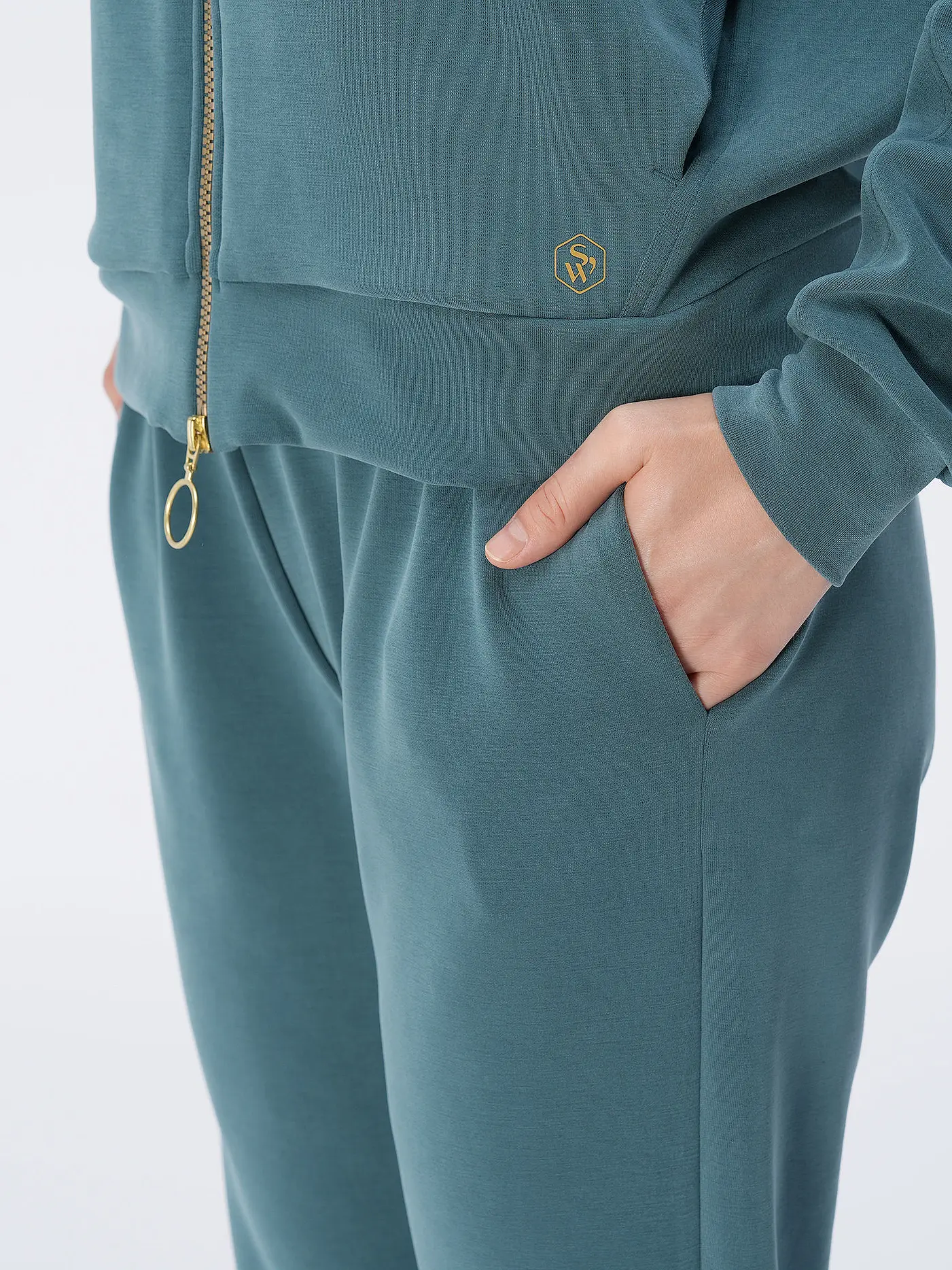 MEY | Loungehose  | dunkelgrün
