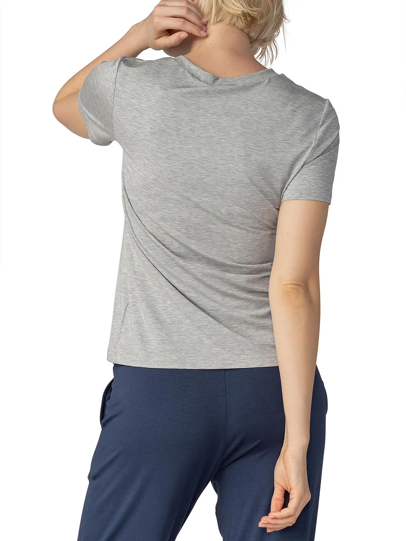 MEY | Loungewear  Shirt "Vaiana" | grau