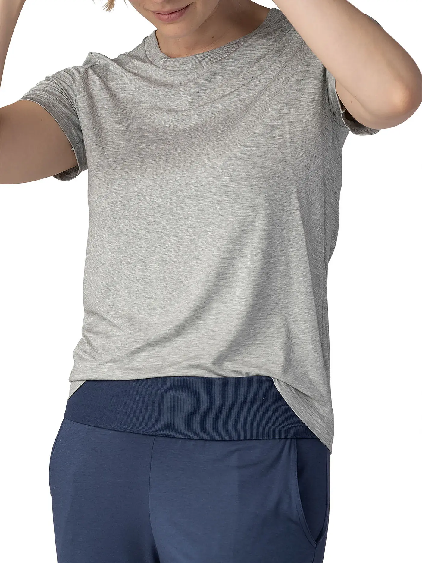 MEY | Loungewear  Shirt "Vaiana" | grau
