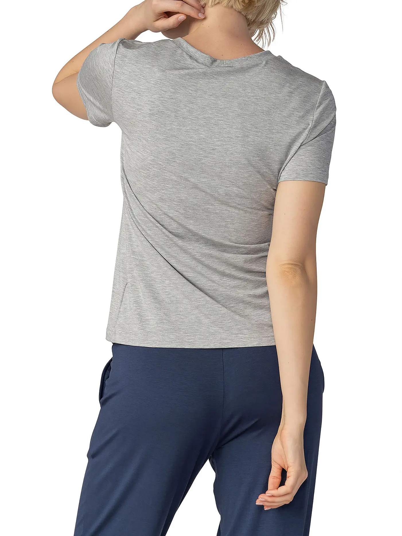 MEY | Loungewear  Shirt "Vaiana" | grau