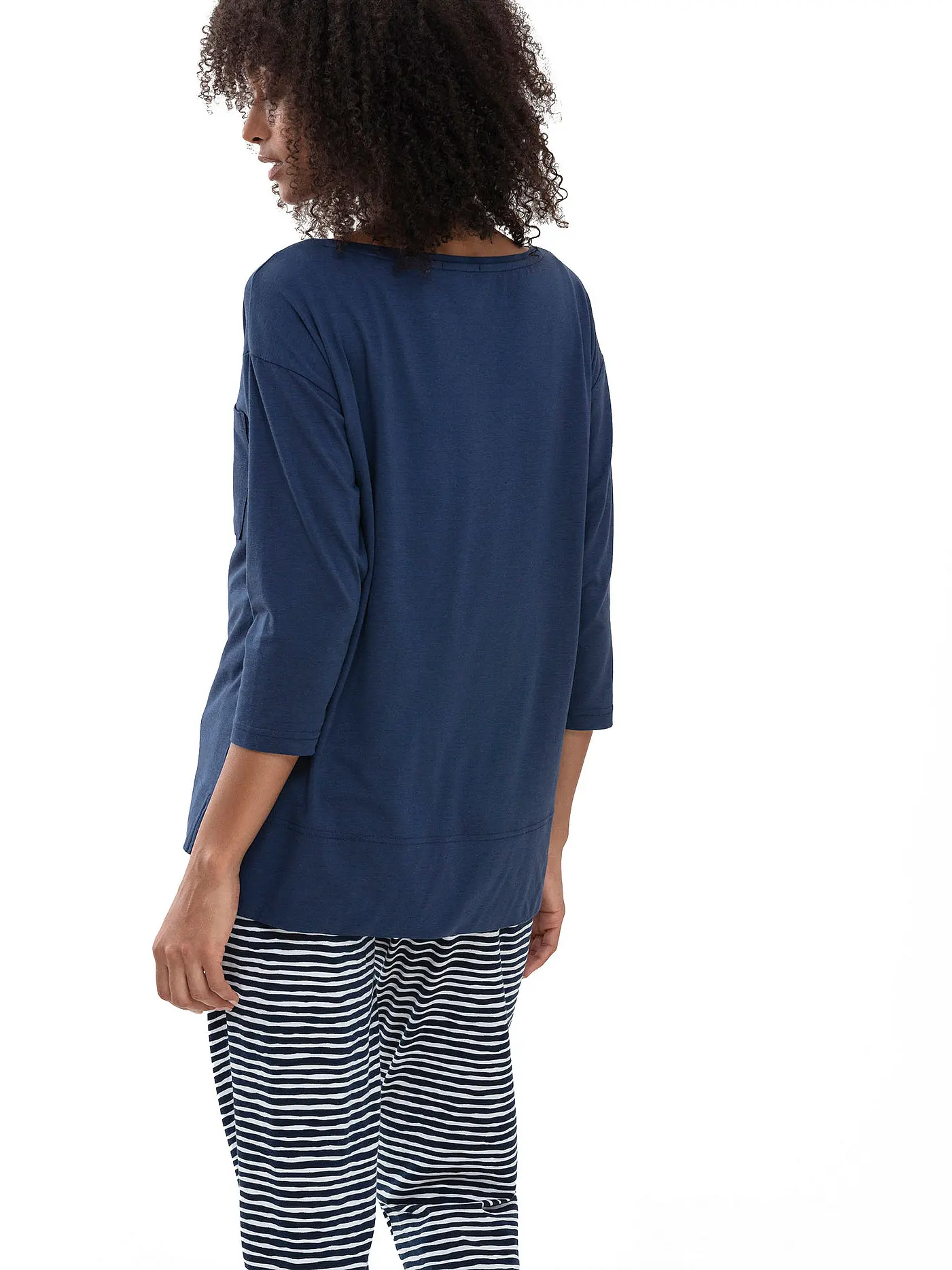 MEY | Loungewear Shirt LIAH | blau