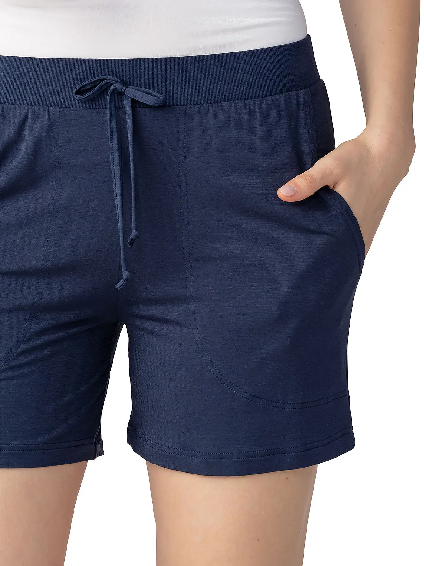 MEY | Loungewear Shorts " Viviana " | dunkelblau