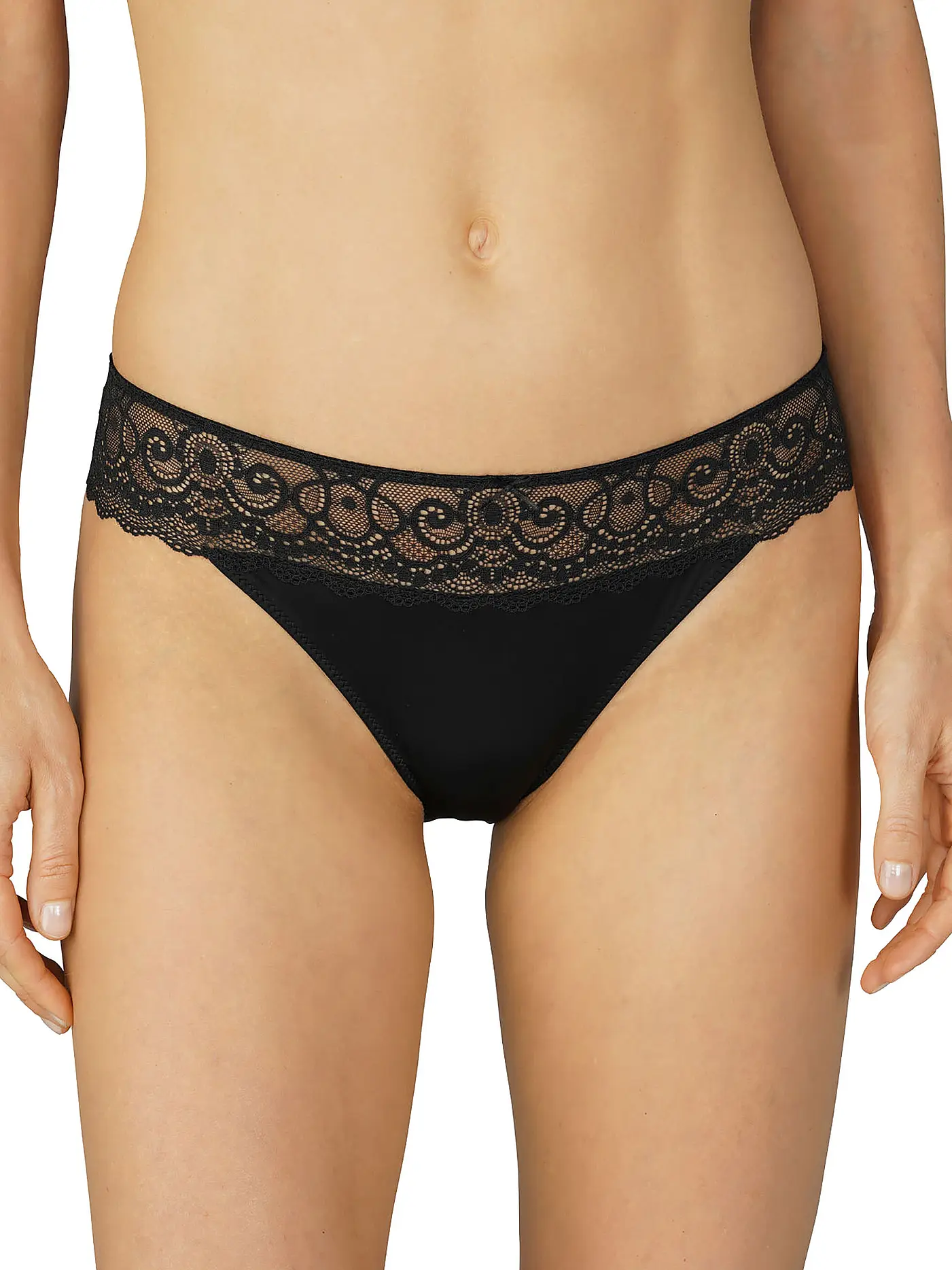 MEY | Mini Slip Amorous Schwarz | schwarz