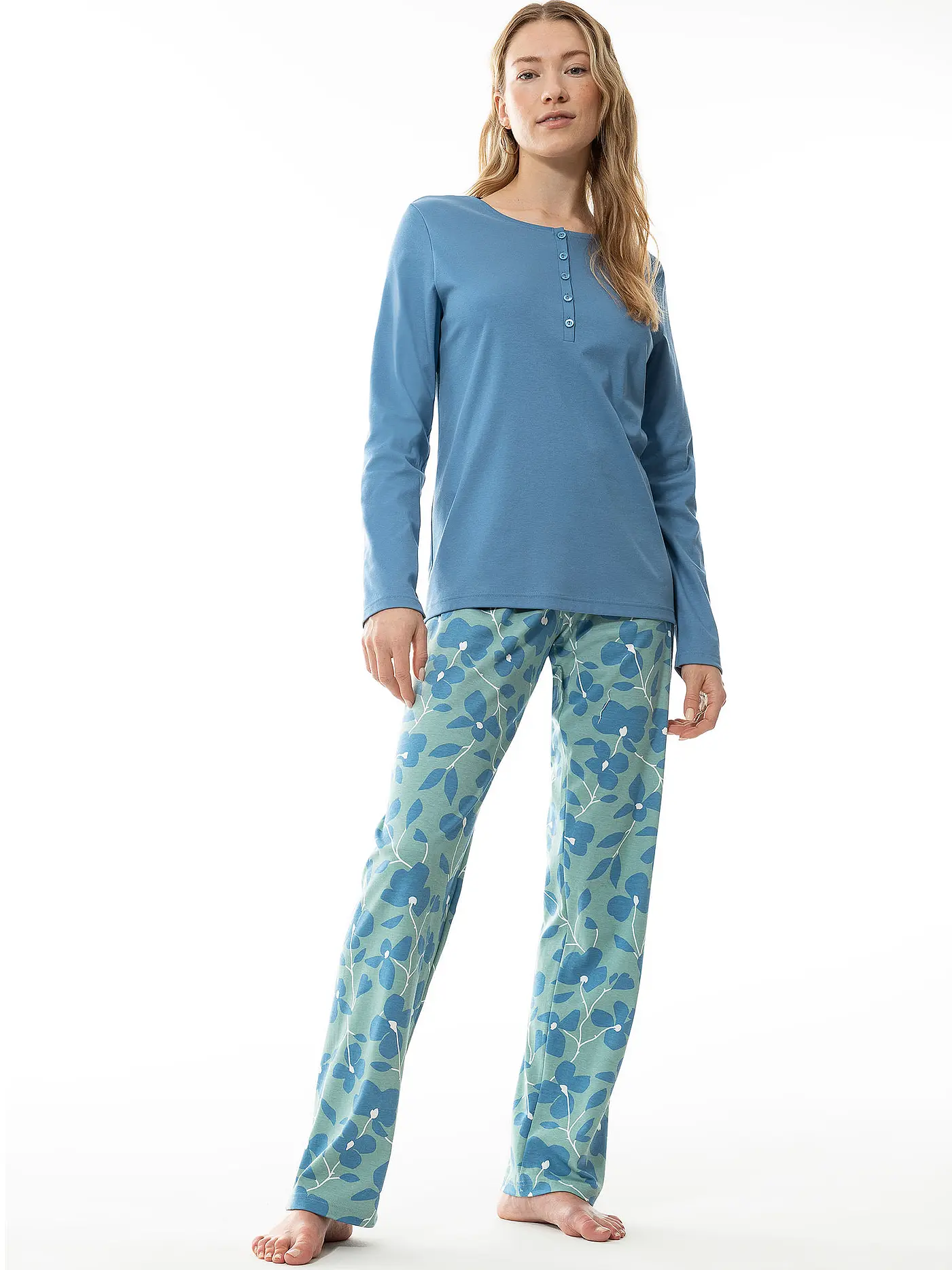 MEY | Pyjama RIMA | türkis