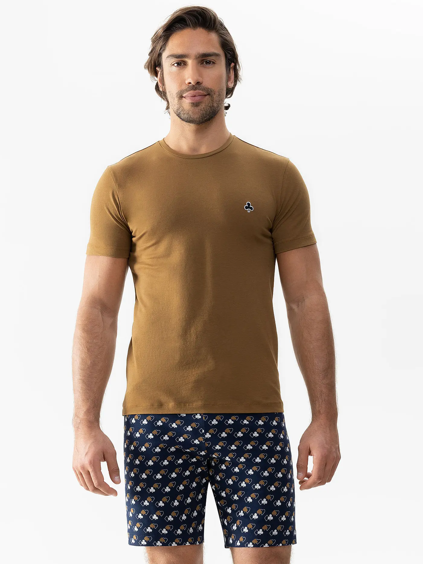MEY | Pyjama T-Shirt | senf