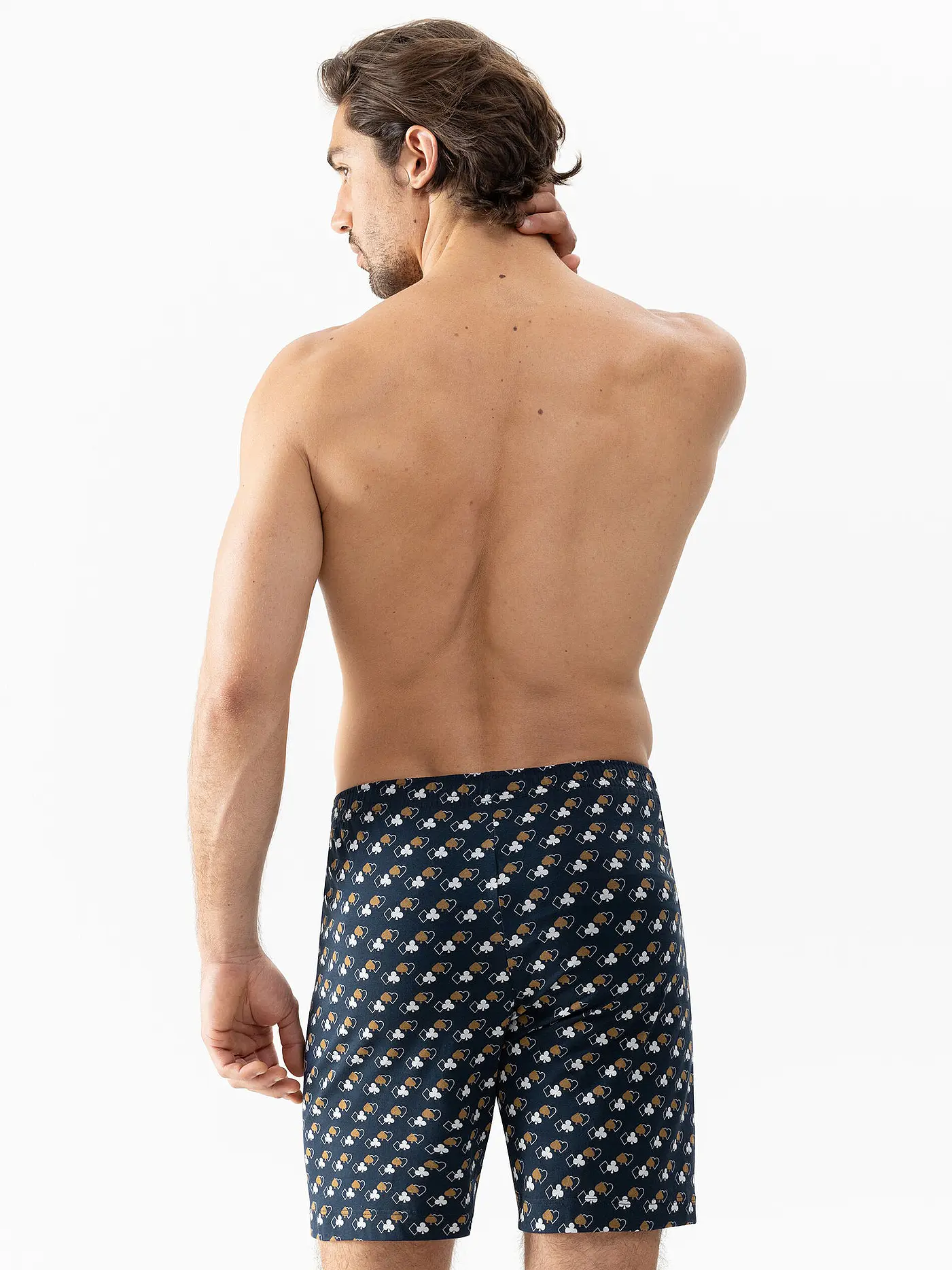 MEY | Pyjamahose | blau