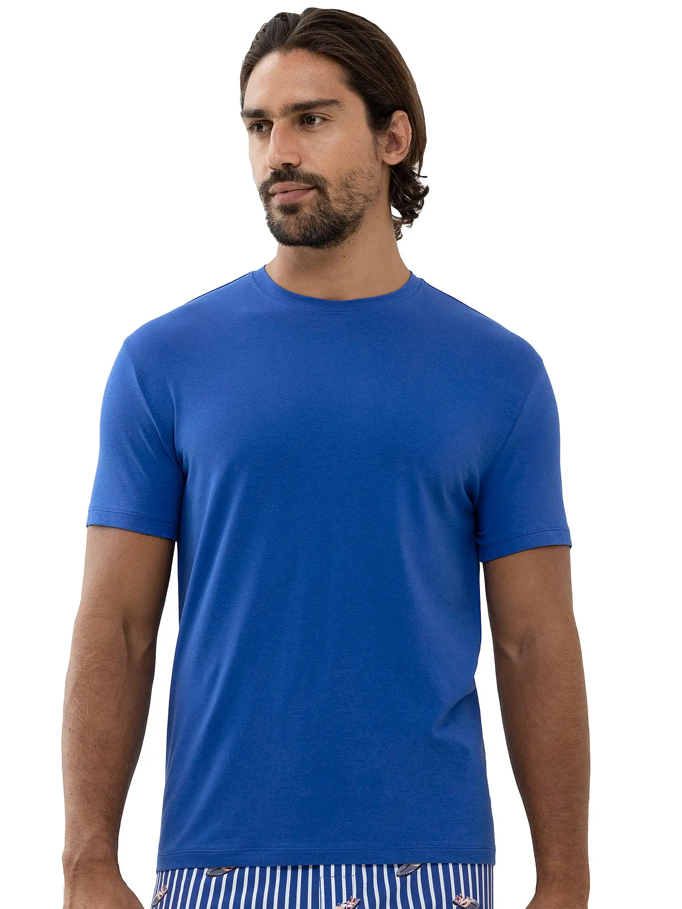 MEY | Pyjamashirt | blau