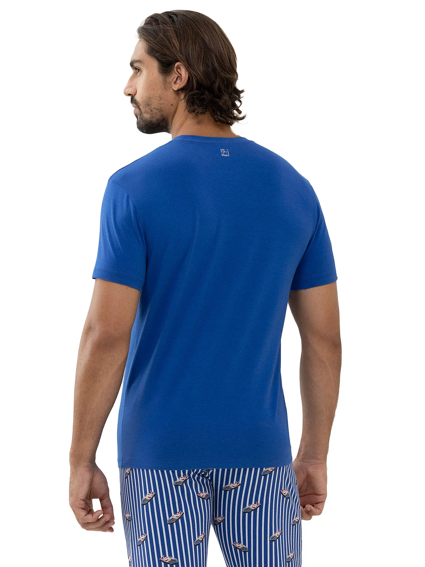 MEY | Pyjamashirt | blau