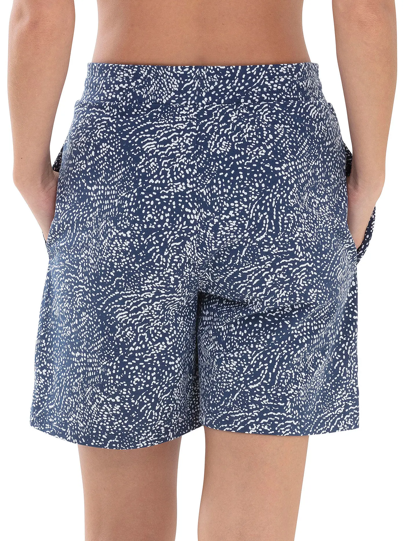 MEY | Pyjamashorts | blau