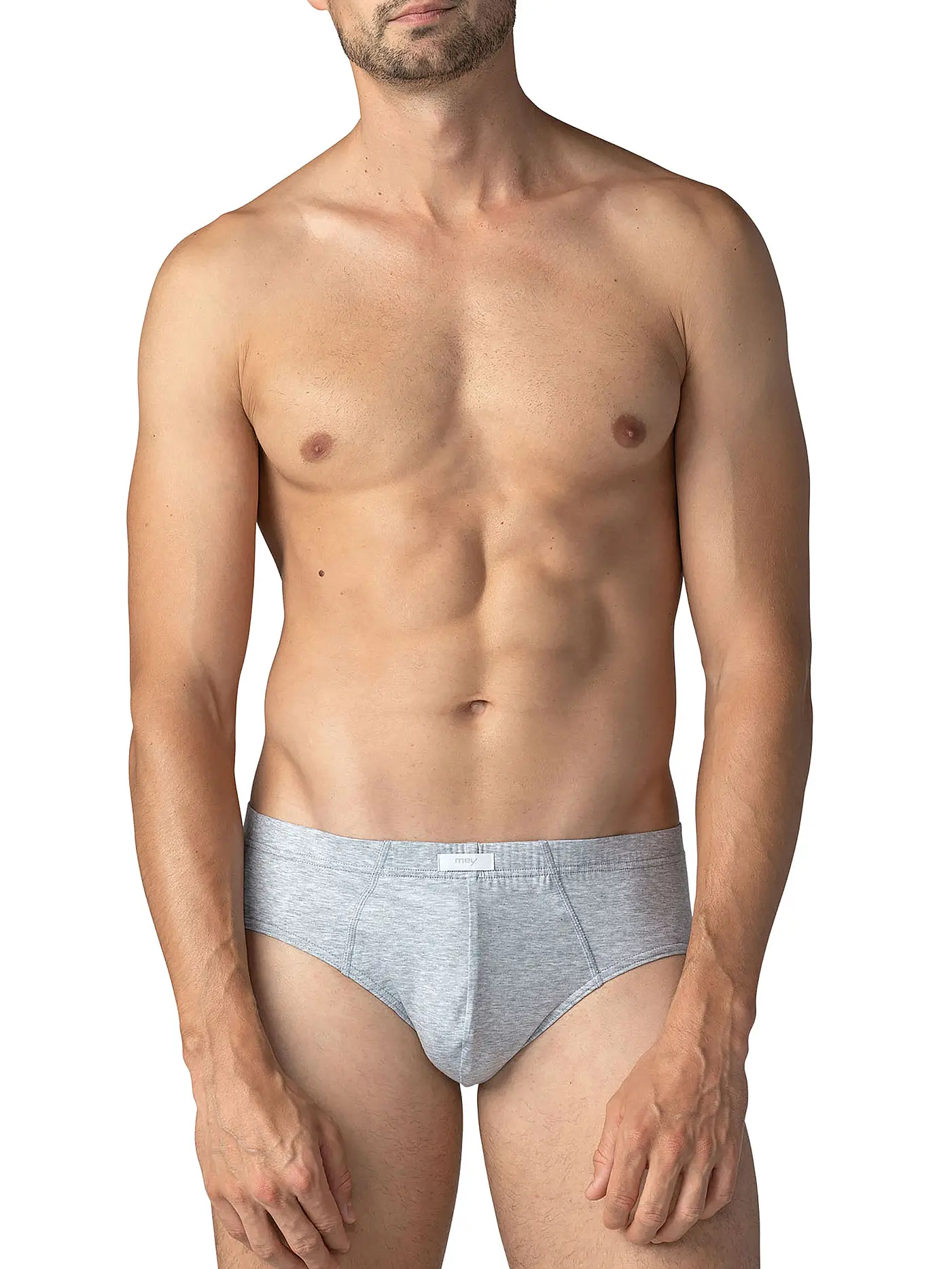 MEY | Slip weiss | grau