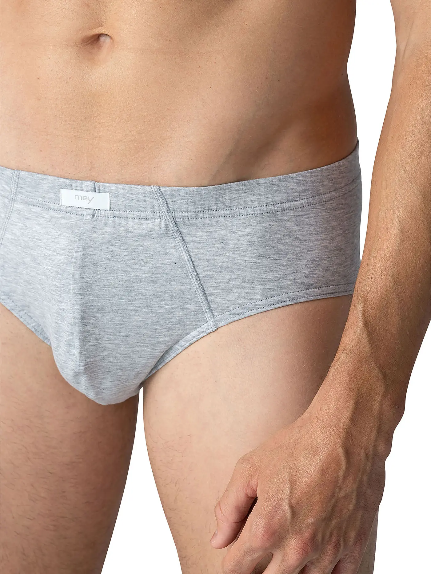 MEY | Slip light grey melange | grau