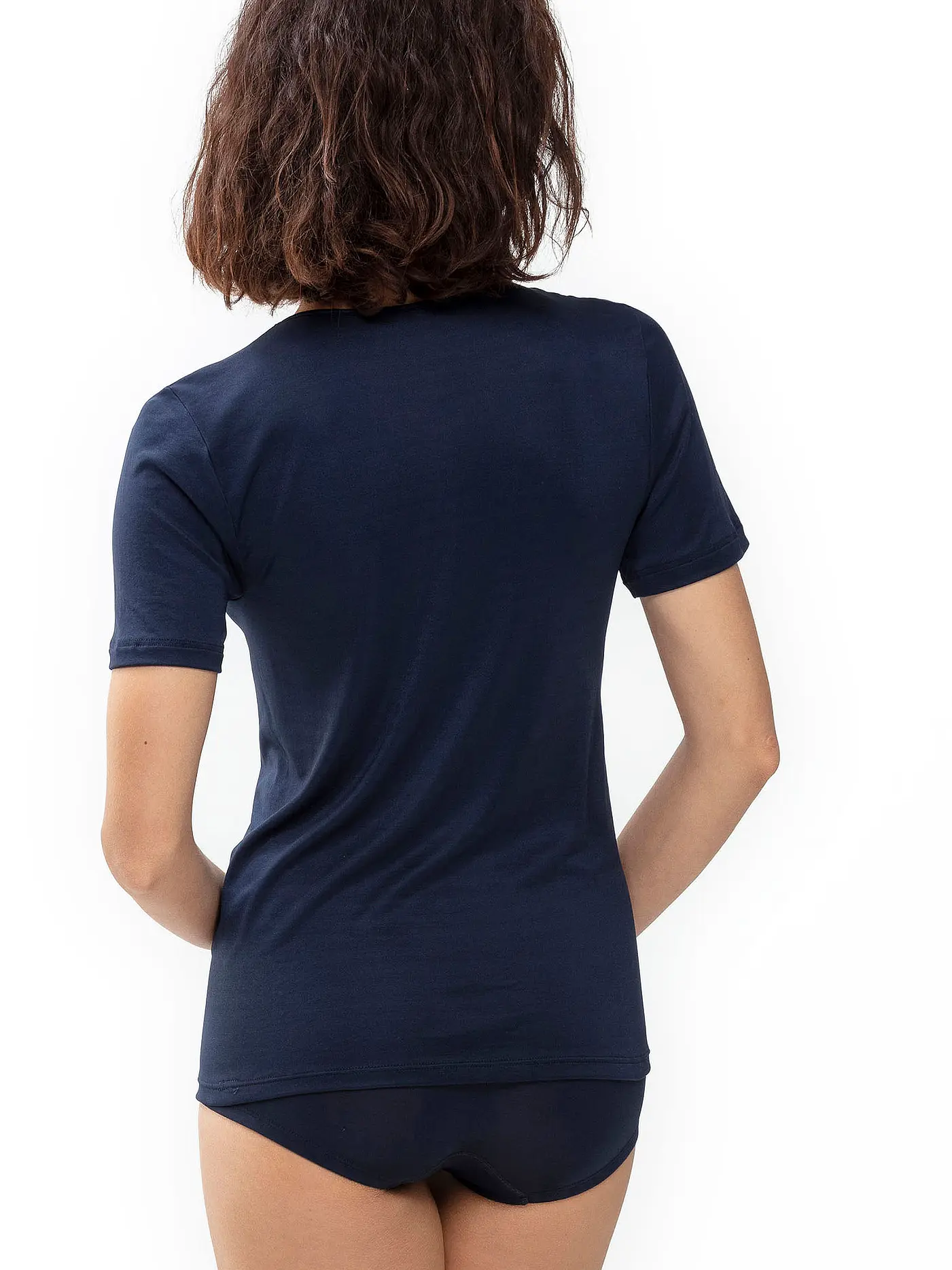 MEY | T-Shirt "Emotion" (Night Blue) | blau