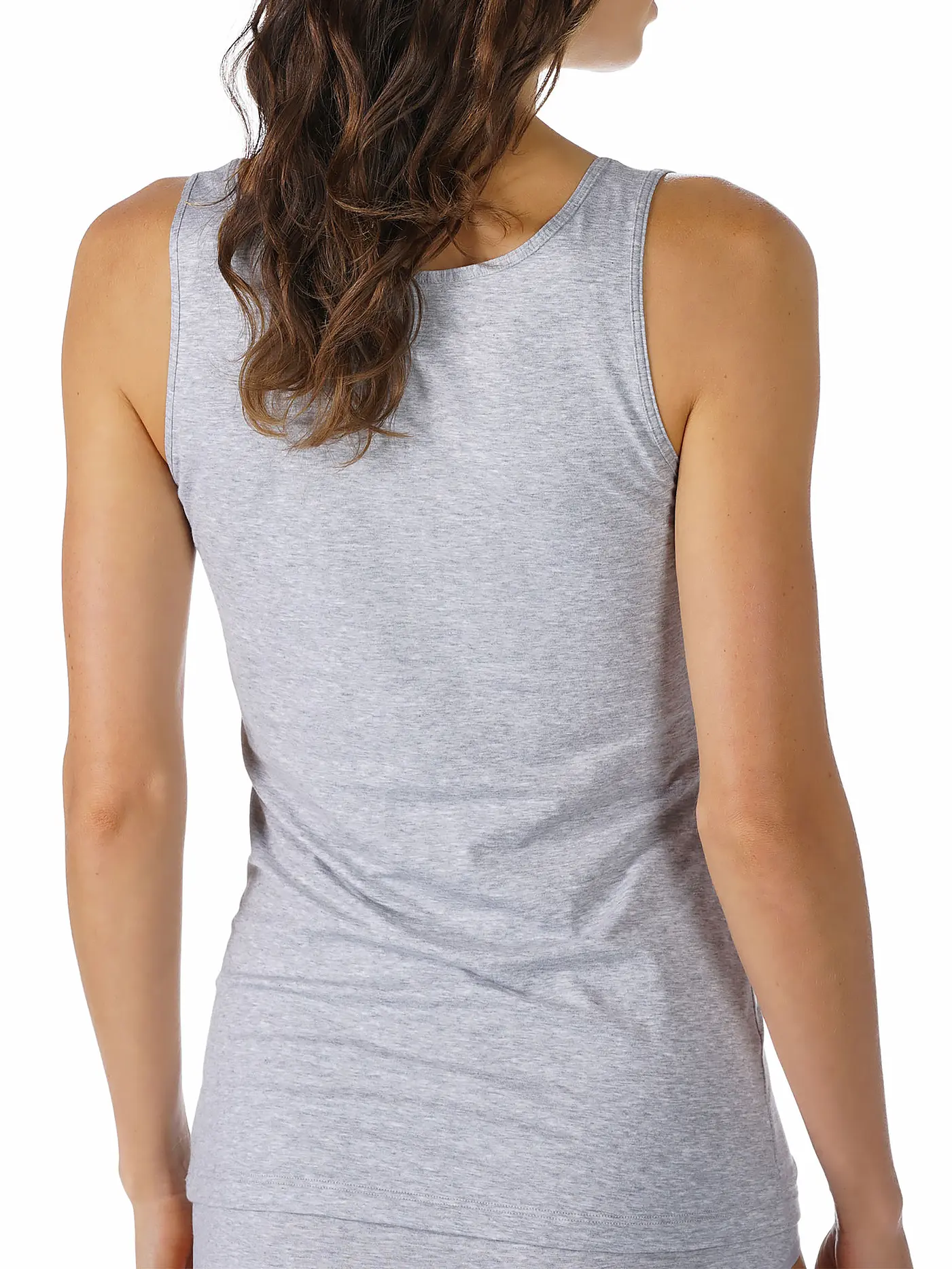 MEY | Top " Cotton Pure "  | grau