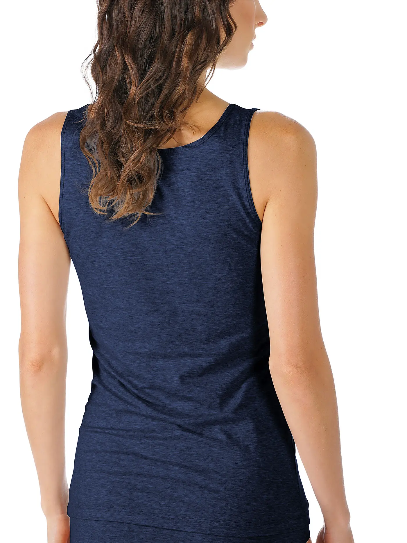 MEY | Top " Cotton Pure "  | blau