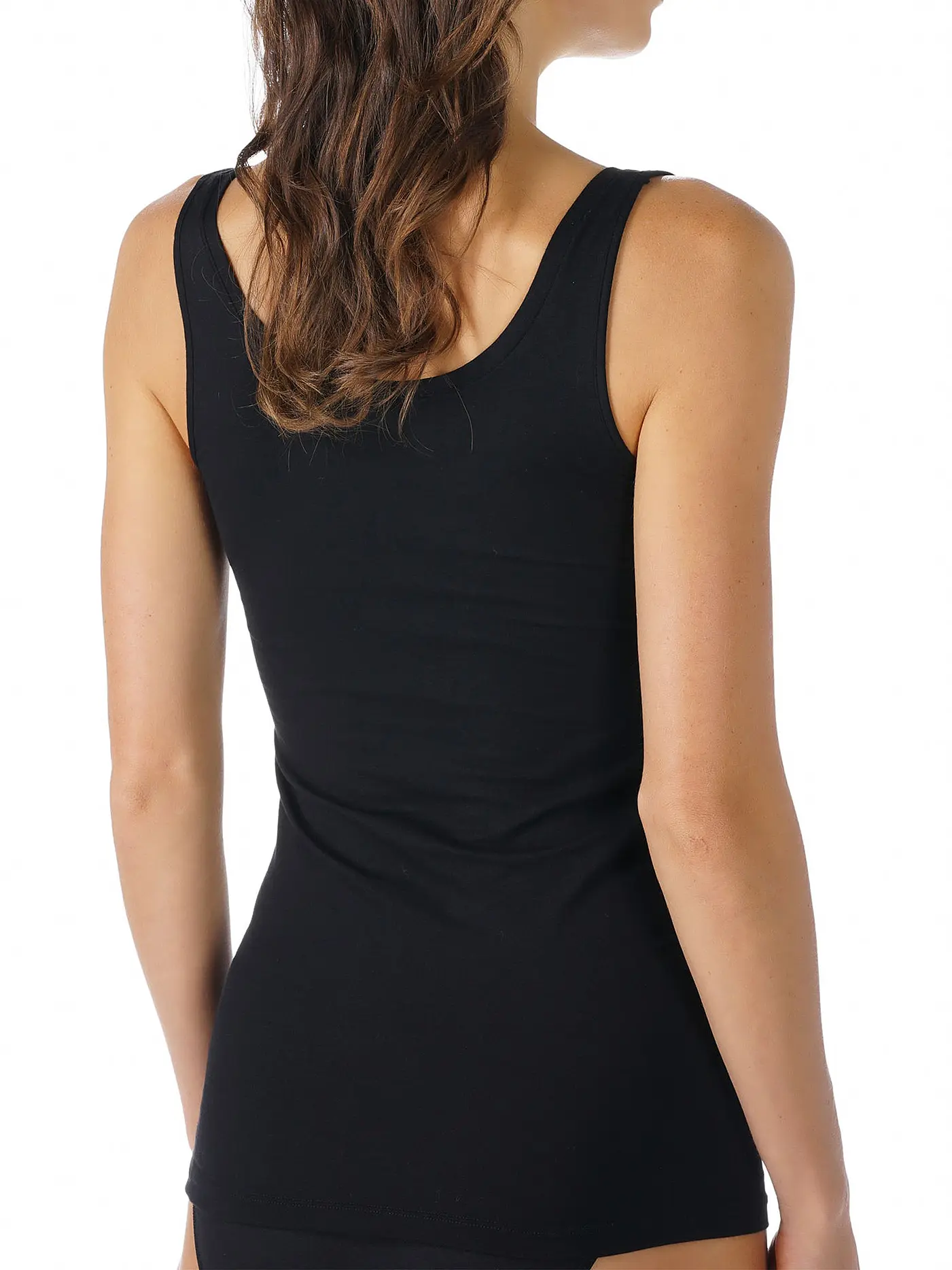 MEY | Top "Organic Cotton" (Schwarz) | schwarz