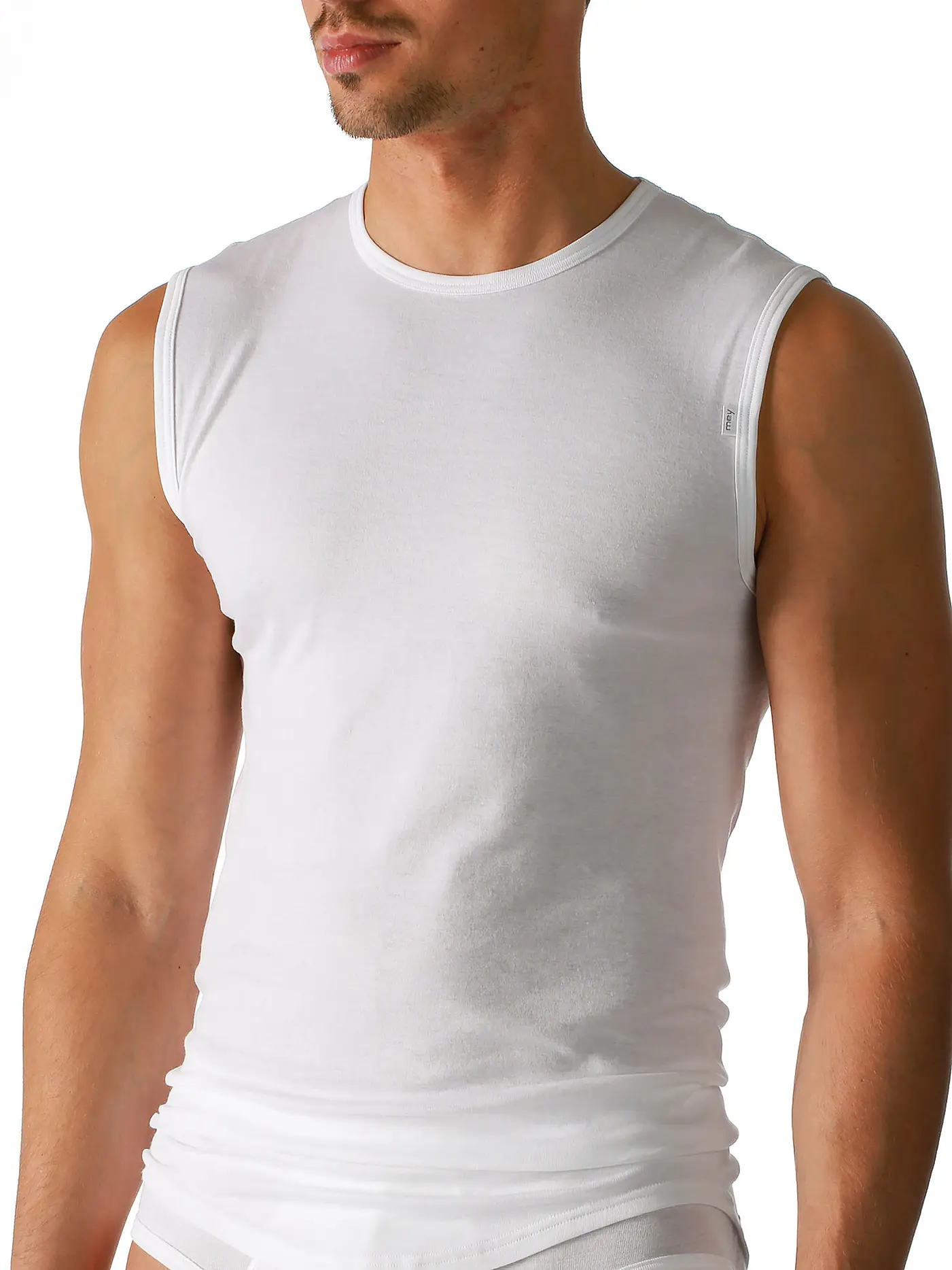MEY | Trägershirt "Noblesse" | weiss