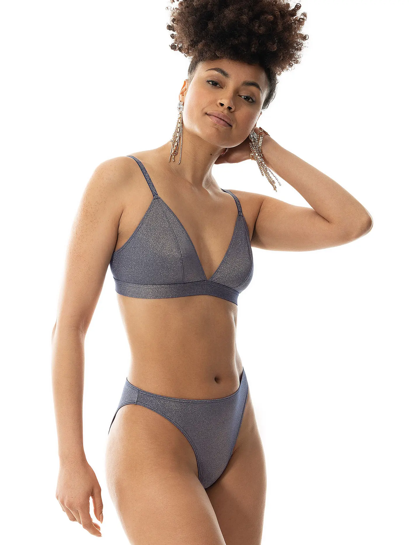 MEY | Triangel BH deep shadow | grau