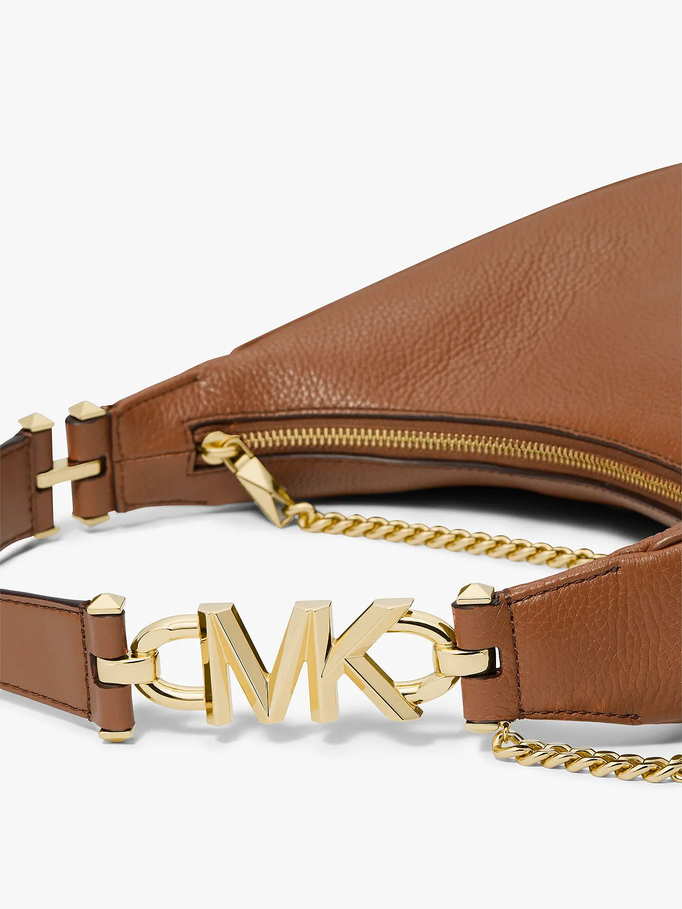 MICHAEL KORS | Ledertasche - Hobo Bag PIPER Large | braun
