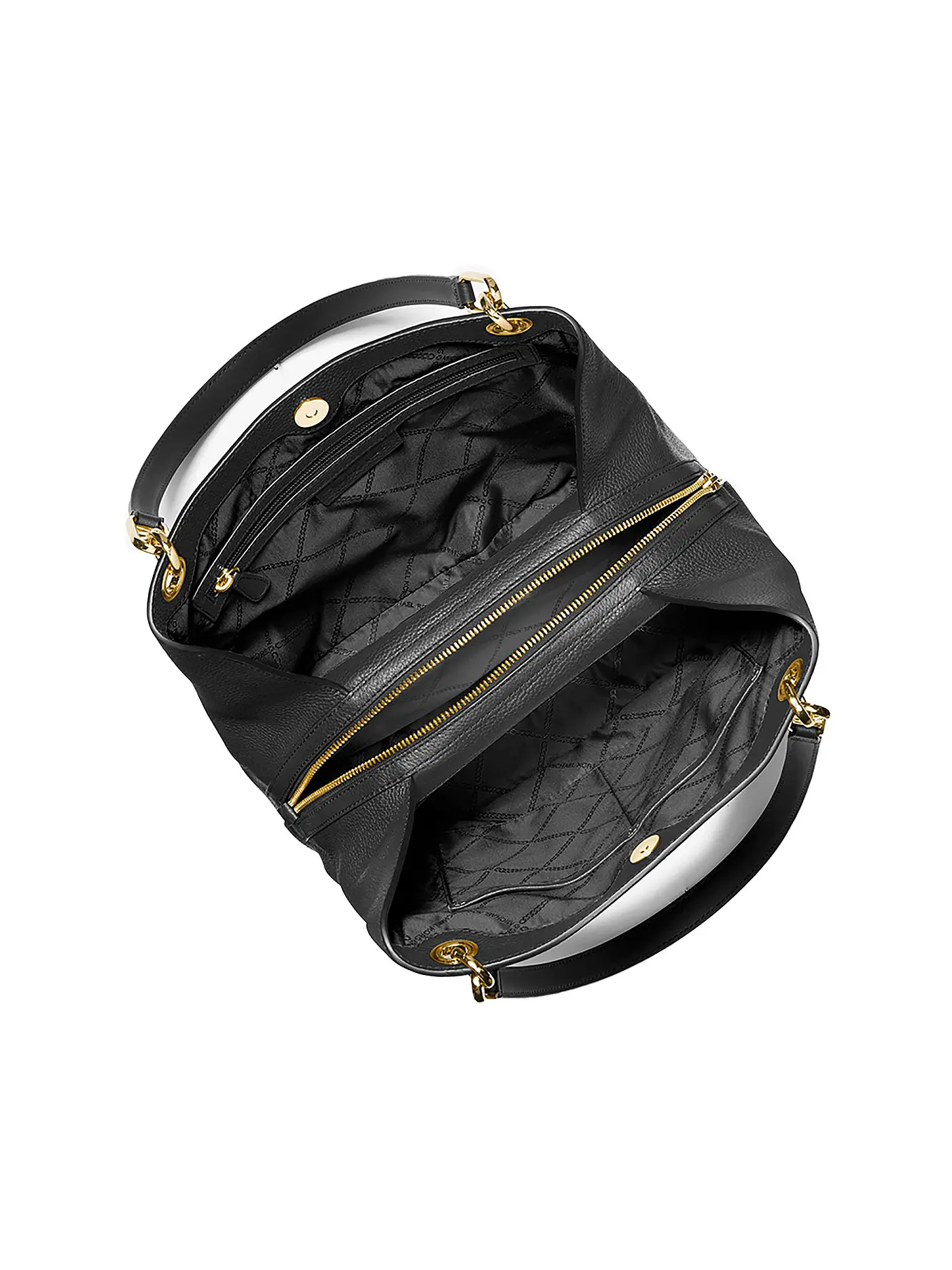 MICHAEL KORS | Ledertasche - Umhängetasche KENSINGTON Large | schwarz