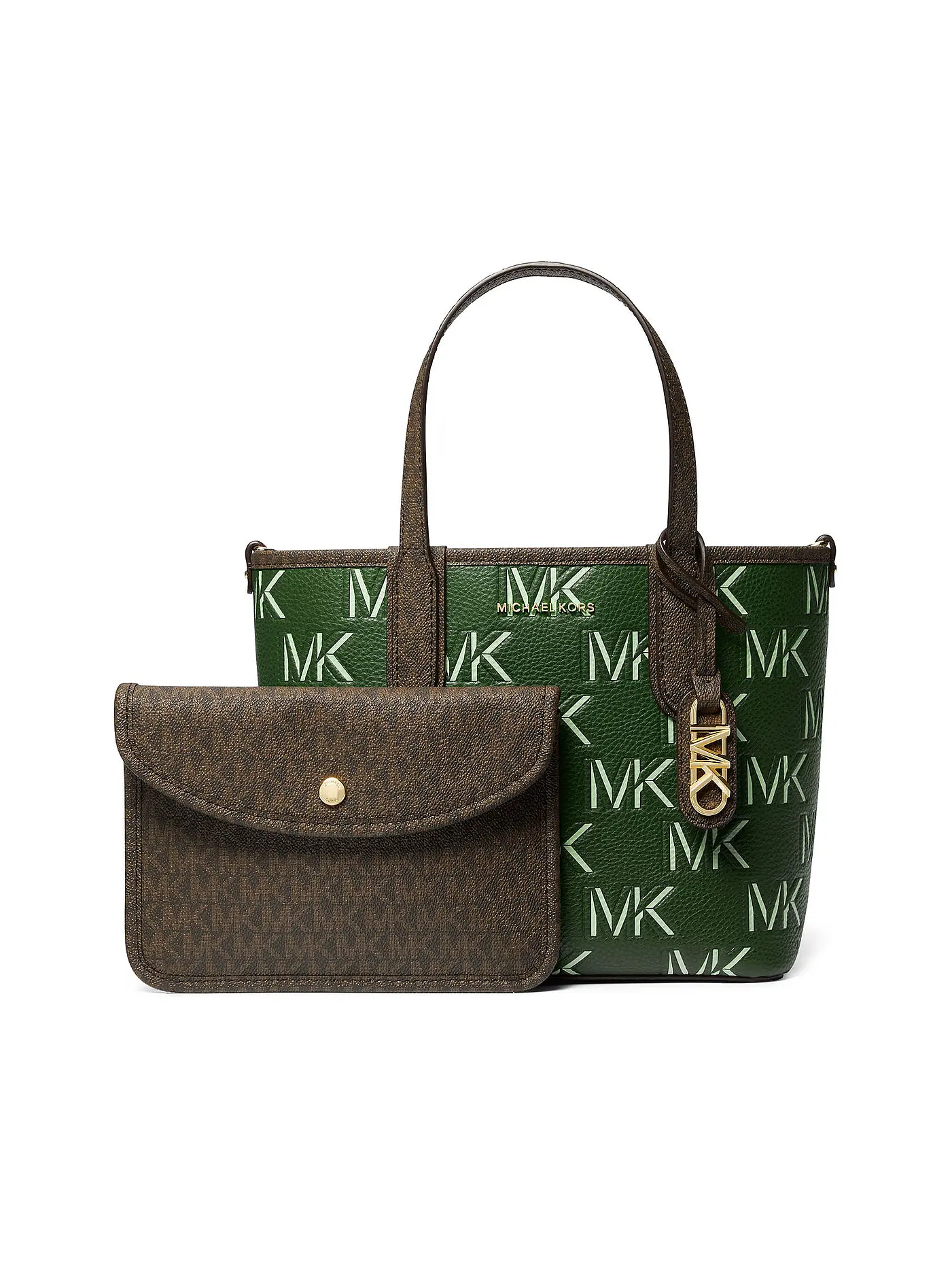 MICHAEL KORS | Tasche - Tote Bag ELISA XS | dunkelgrün