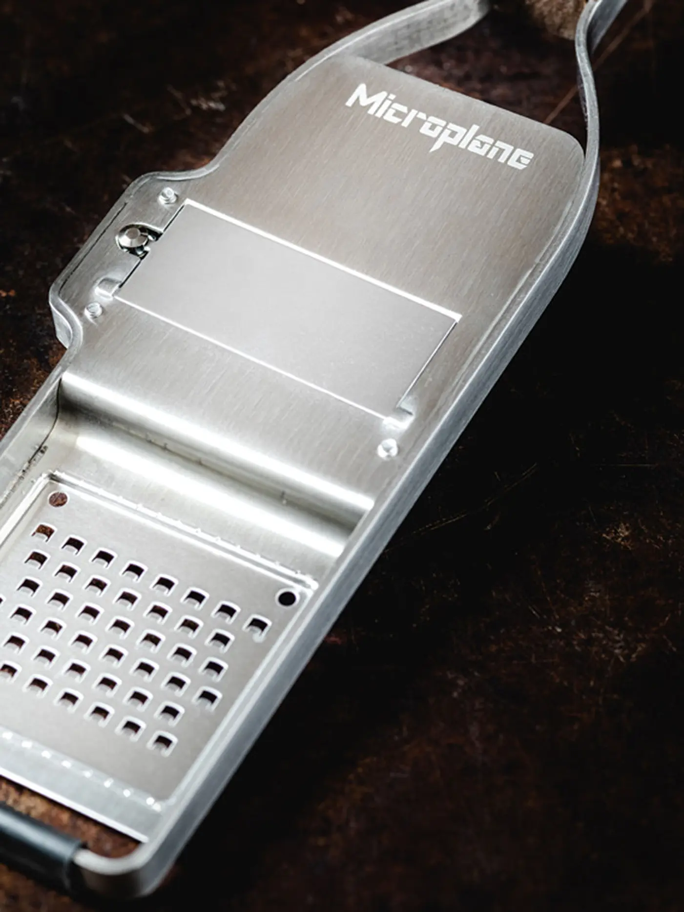 MICROPLANE | Trüffel Hobel 2in1 MASTER SERIES | braun