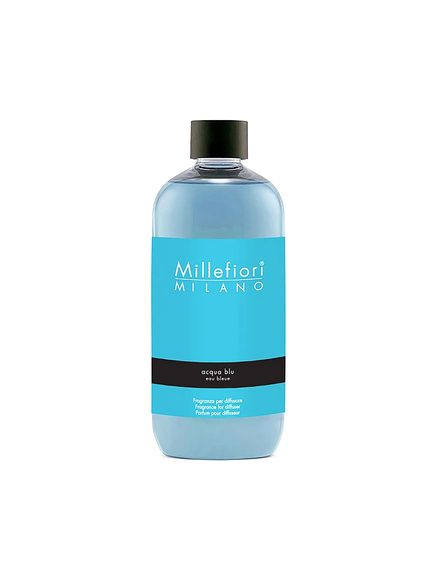 MILLEFIORI | Nachfüllflasche für Duftdiffusor Natural Fragrance - Acqua Blu 250ml | blau