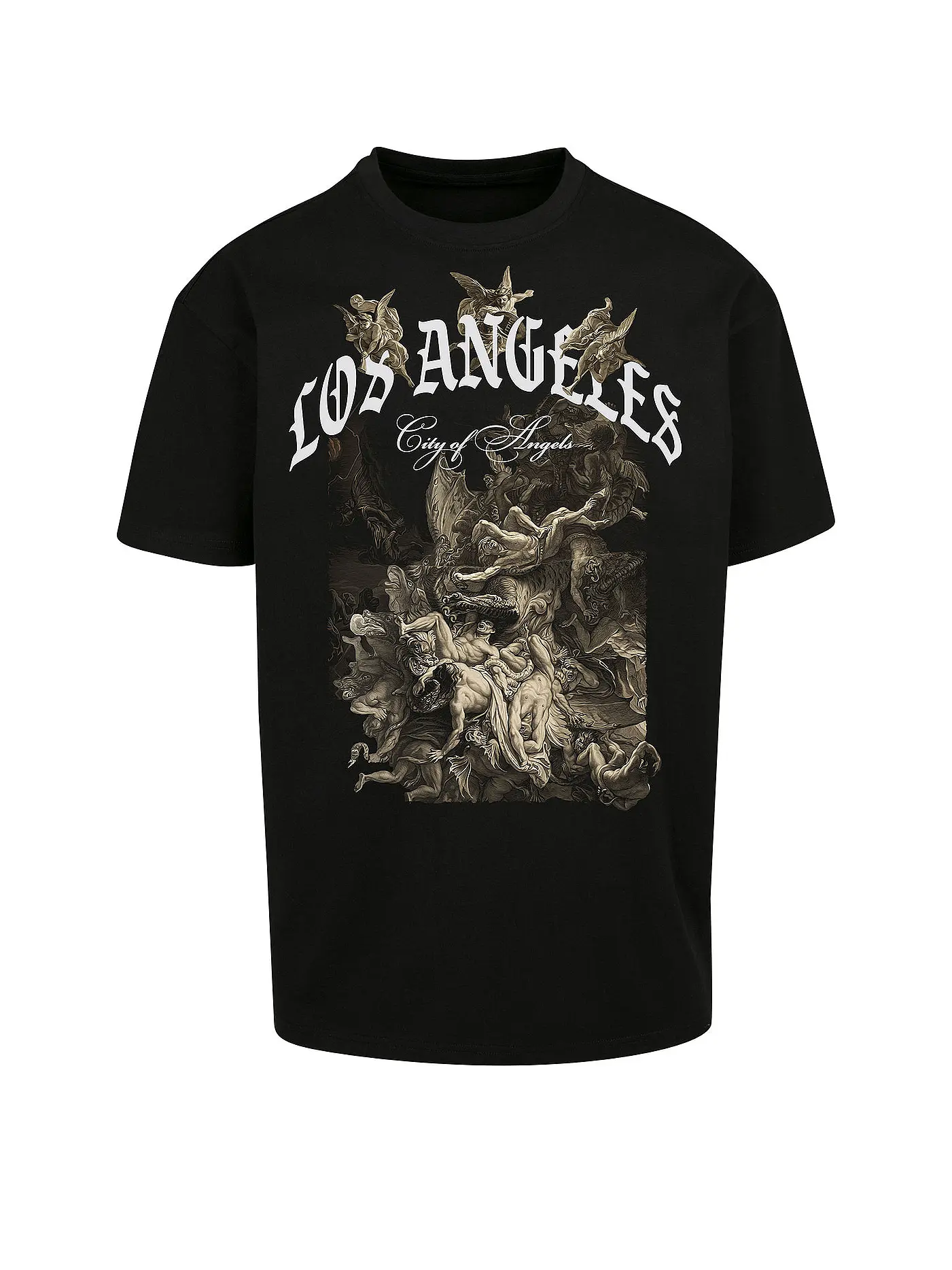 MISTER TEE | T-Shirt CITY OF ANGELS | schwarz
