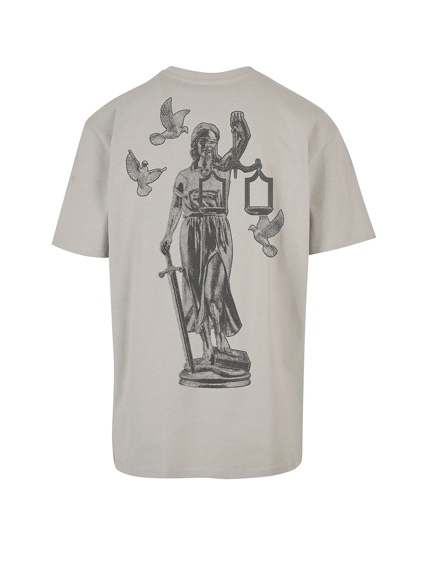 MISTER TEE | T-Shirt JUSTICE | grau