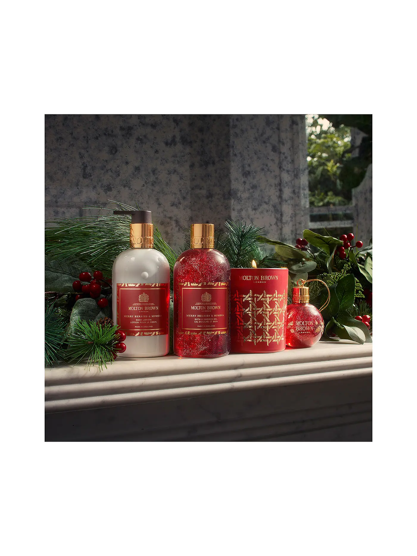 MOLTON BROWN | Merry Berries & Mimosa Body Lotion 300ml | keine Farbe