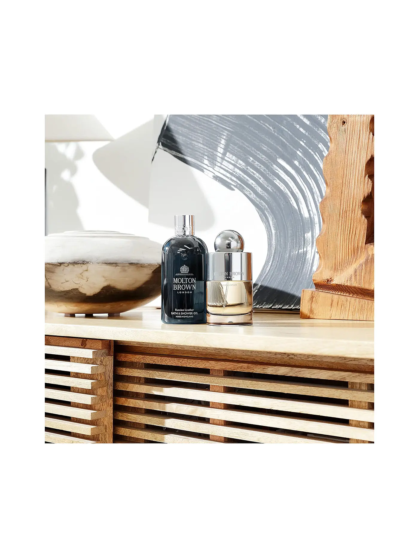 MOLTON BROWN | Russian Leather Bath and Shower Gel 300ml | keine Farbe