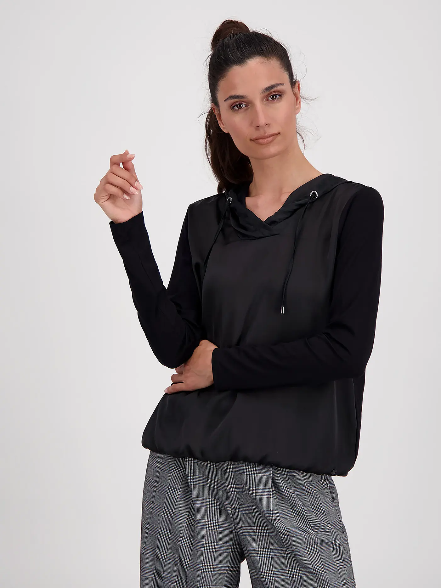 MONARI | Blusenshirt | schwarz