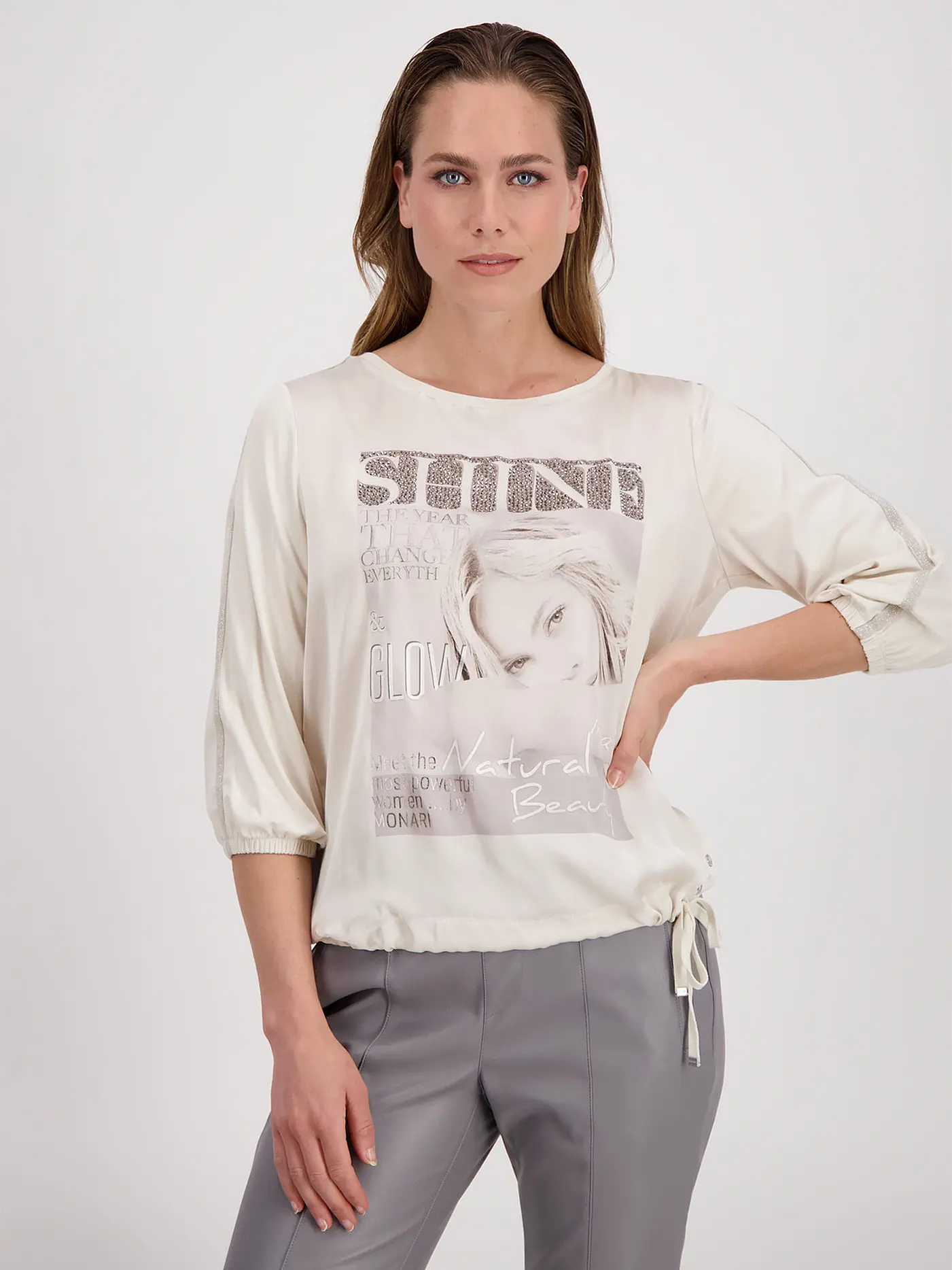MONARI | Blusenshirt | creme