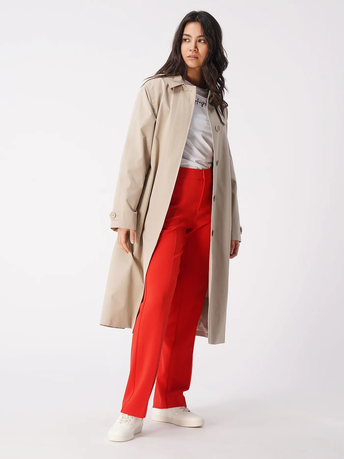MONARI | Businesshose | rot